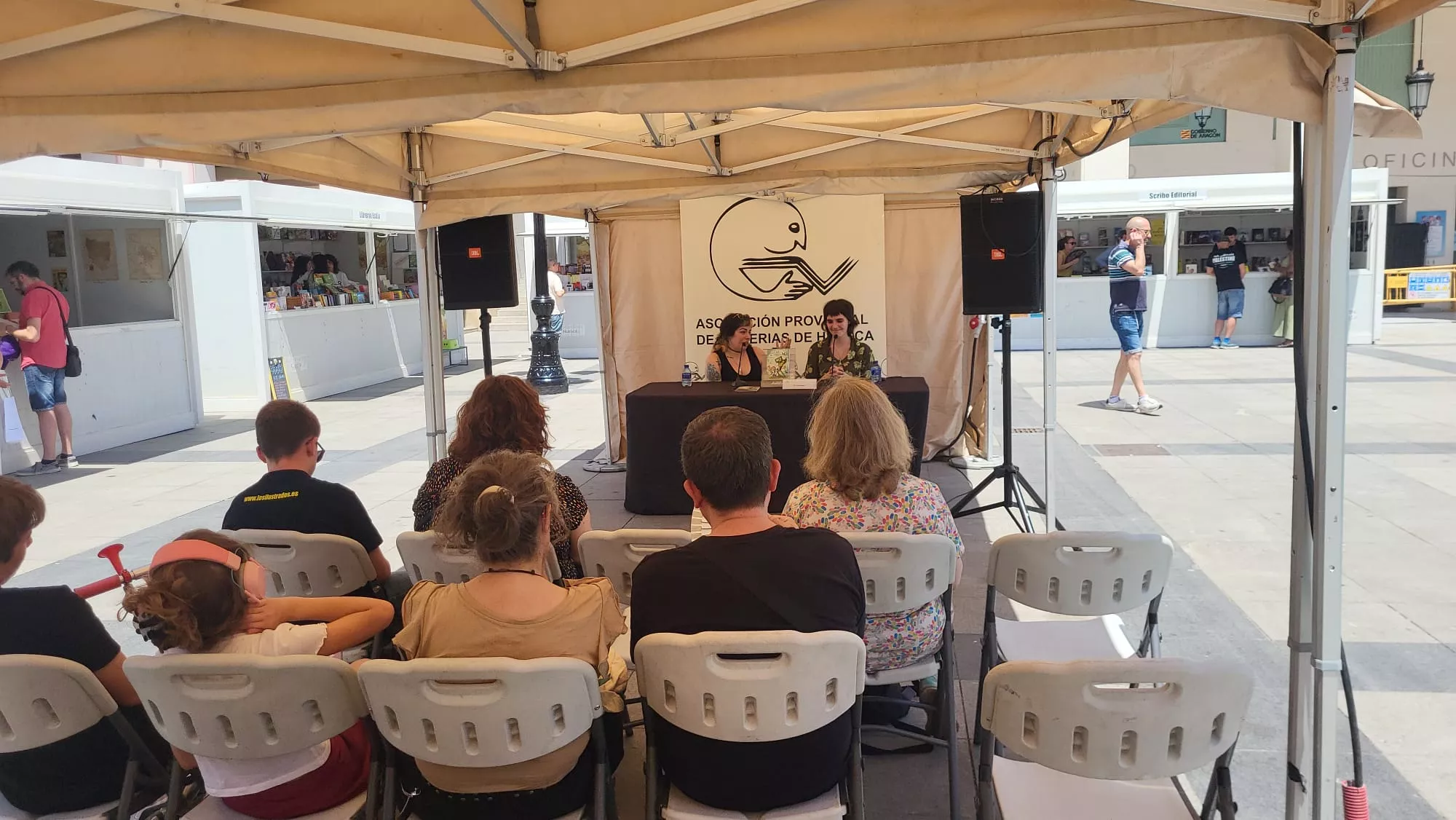Presentación en la Feria del Libro. Foto Mercedes Manterola