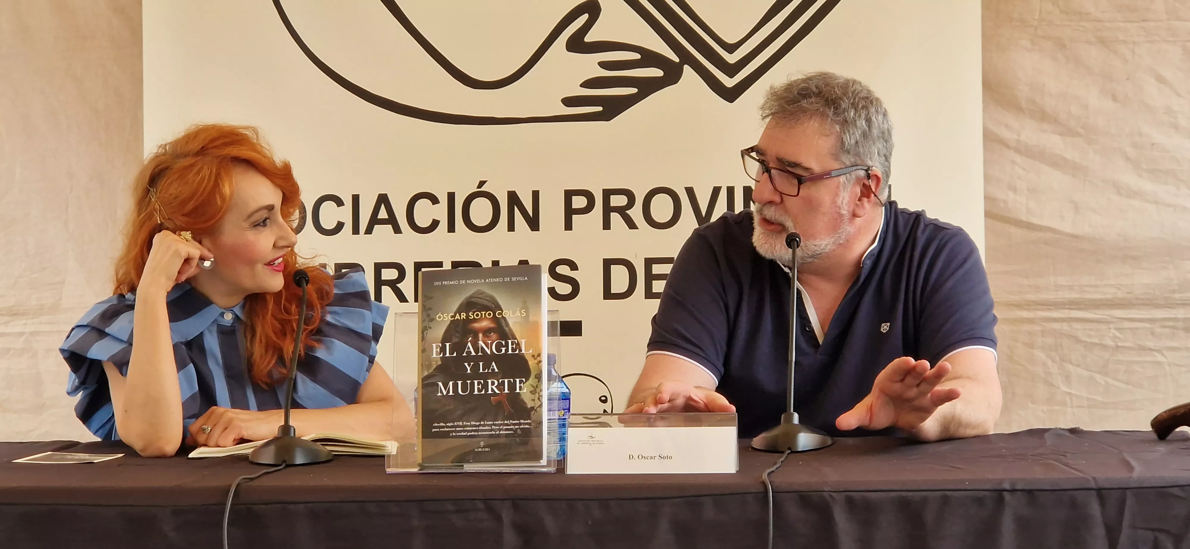 Angélica Morales y Óscar Soto. Foto Myriam Martínez