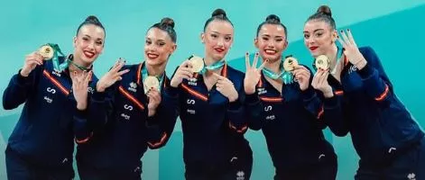 El triplete de oro de Inés Bergua y Espaa en el Campeonato de Europa