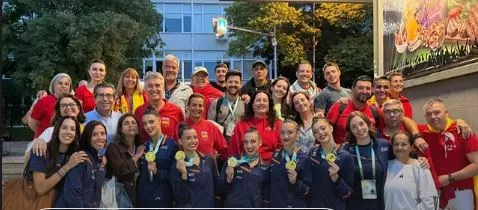El triplete de oro de Inés Bergua y Espaa en el Campeonato de Europa