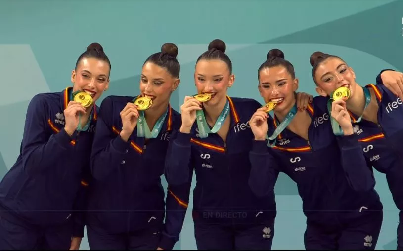 El triplete de oro de Inés Bergua y Espaa en el Campeonato de Europa