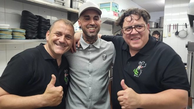 Carlos Peralta, Javier Navarro y Javier Estrada Carlos Peralta, Javier Navarro y Javier Estrada