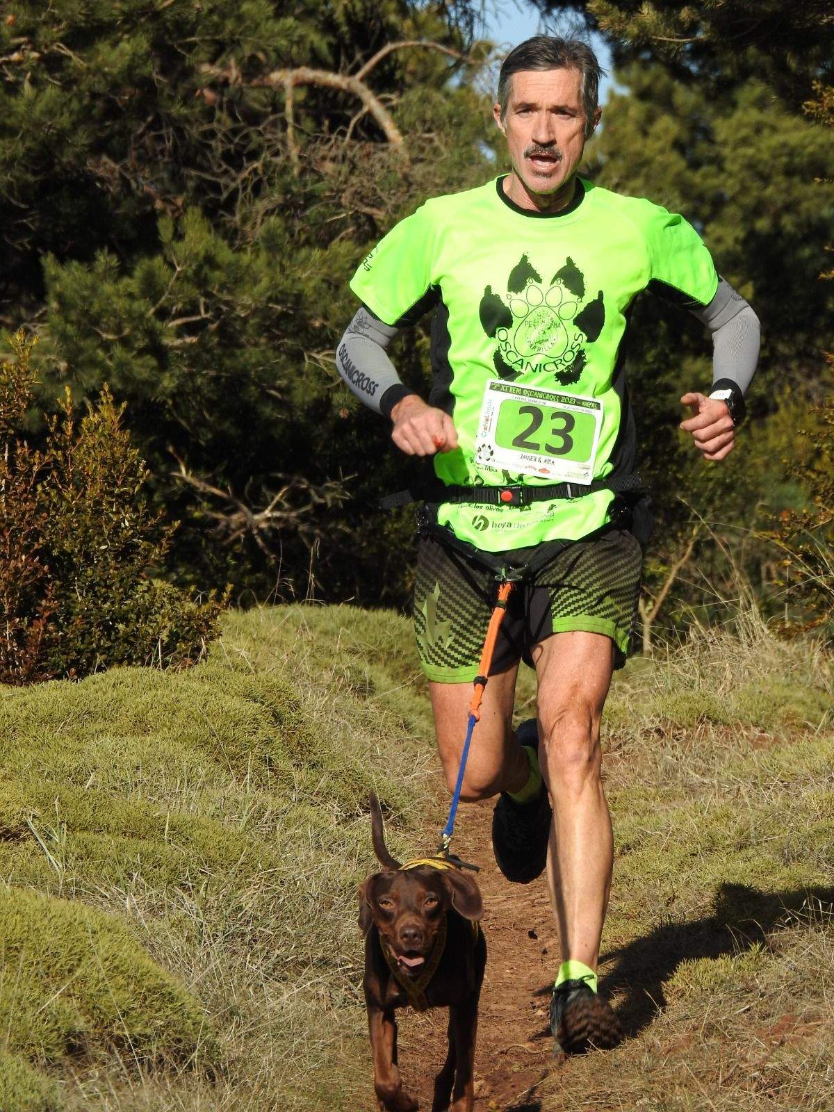 Imágenes del Xtrem Canicross de Arguis 