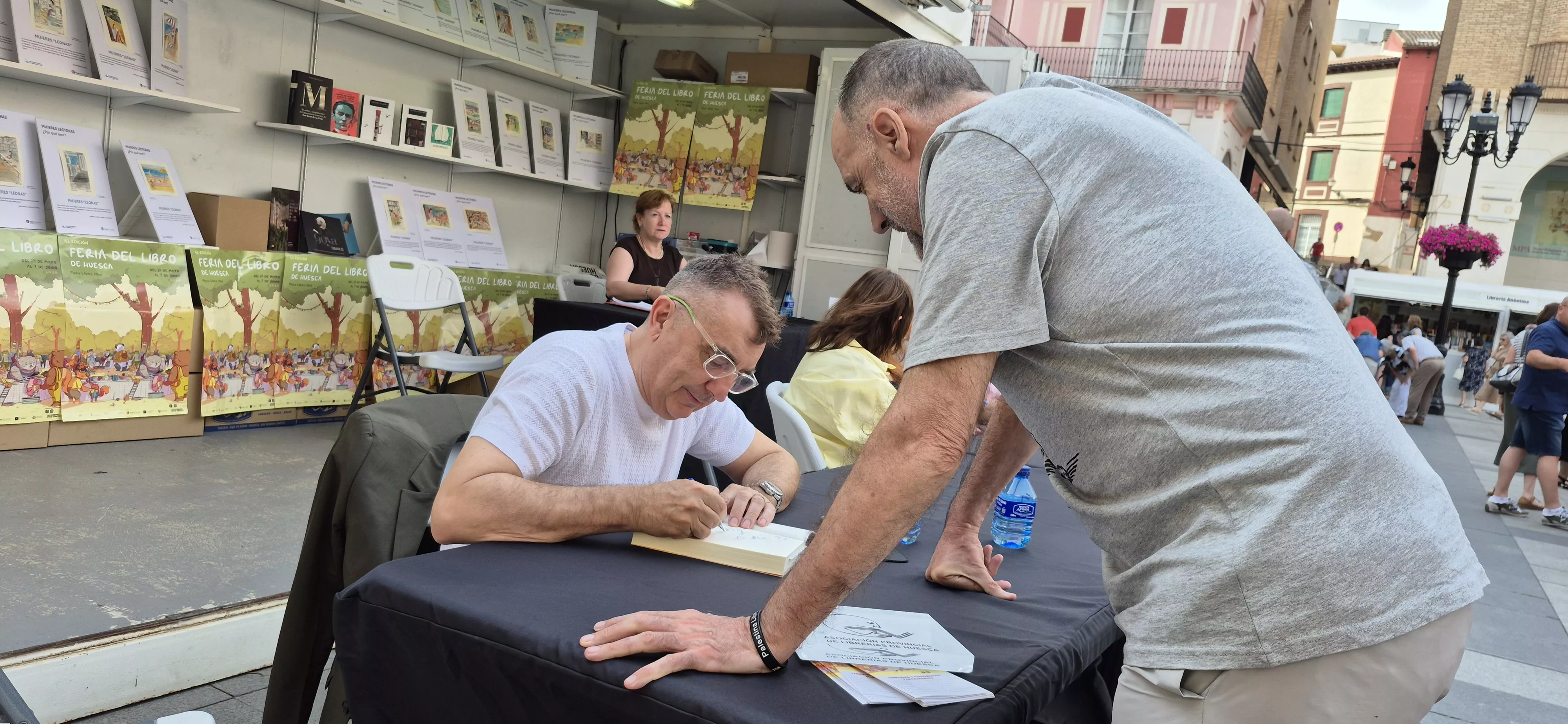 Manuel Vilas. 42ª Feria del Libro de Huesca. Foto Myriam Martínez