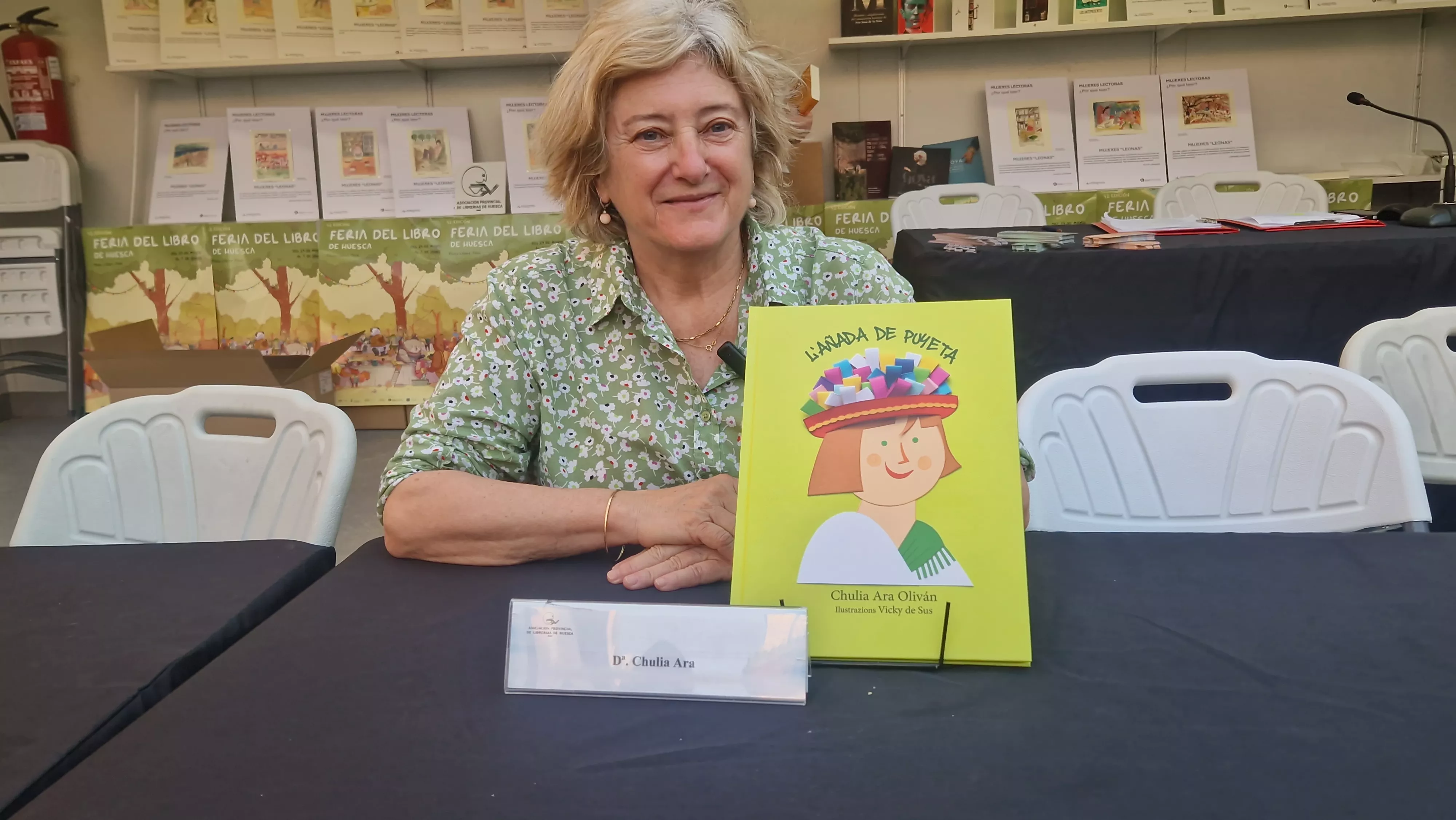 Chulia Ara. 42ª Feria del Libro de Huesca. Foto Myriam Martínez