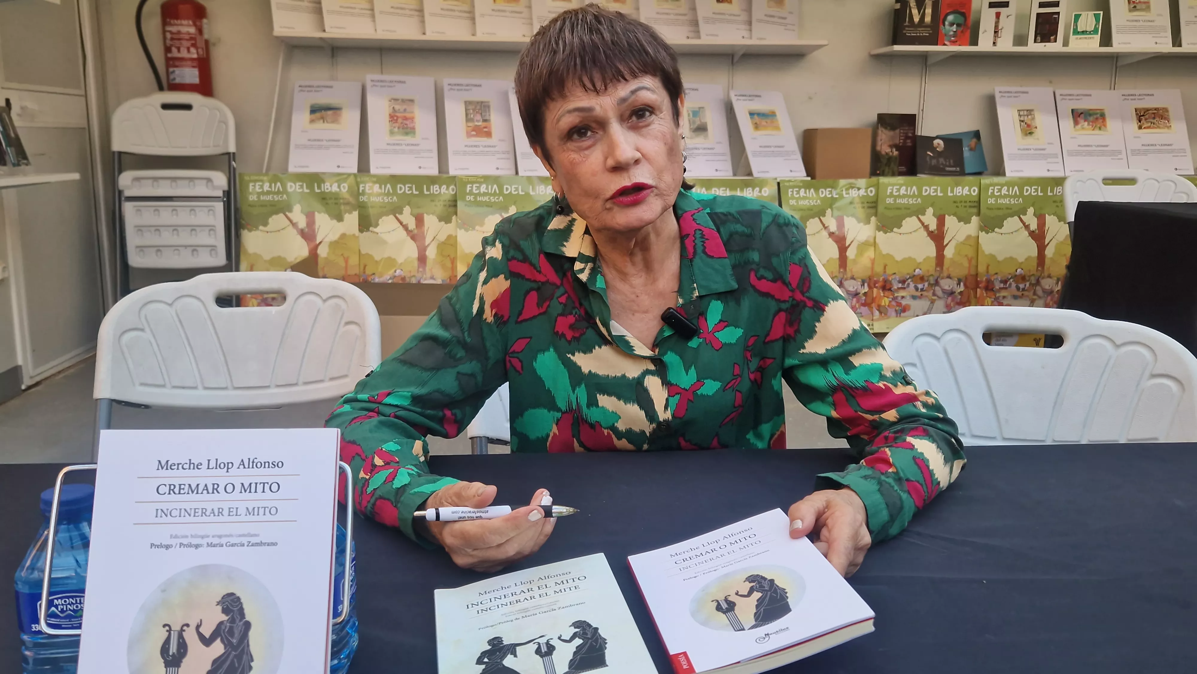 Merche Llop. 42ª Feria del Libro de Huesca. Foto Myriam Martínez