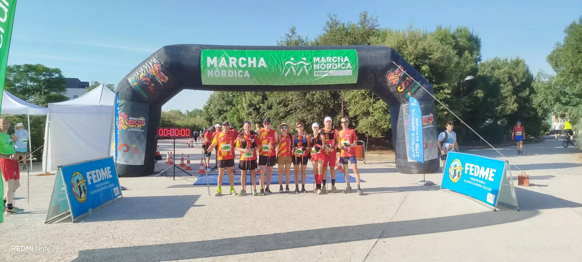 Selección Aragonesa de Marcha Nórdica