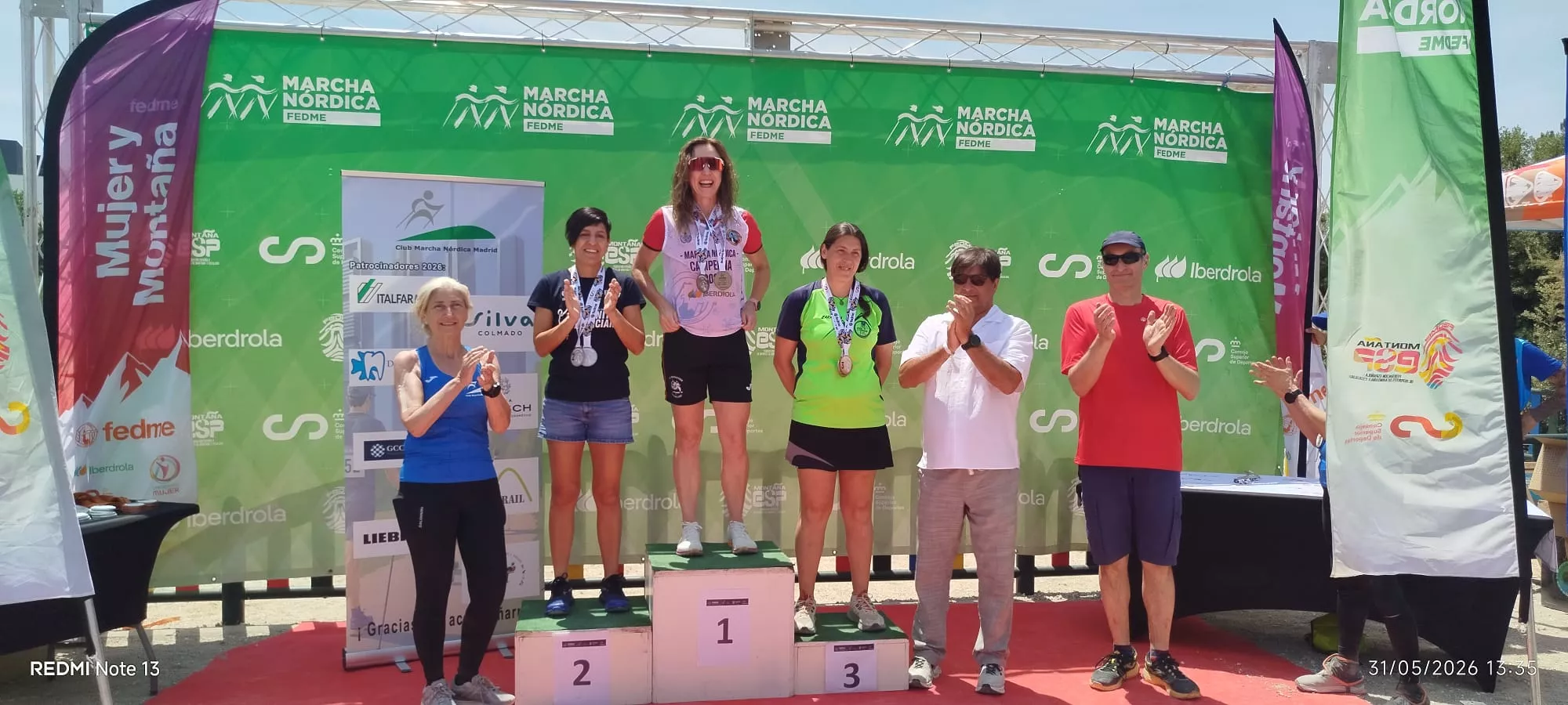 Noelia Bernad, bronce absoluto en el Campeonato de España de Marcha Nórdica
