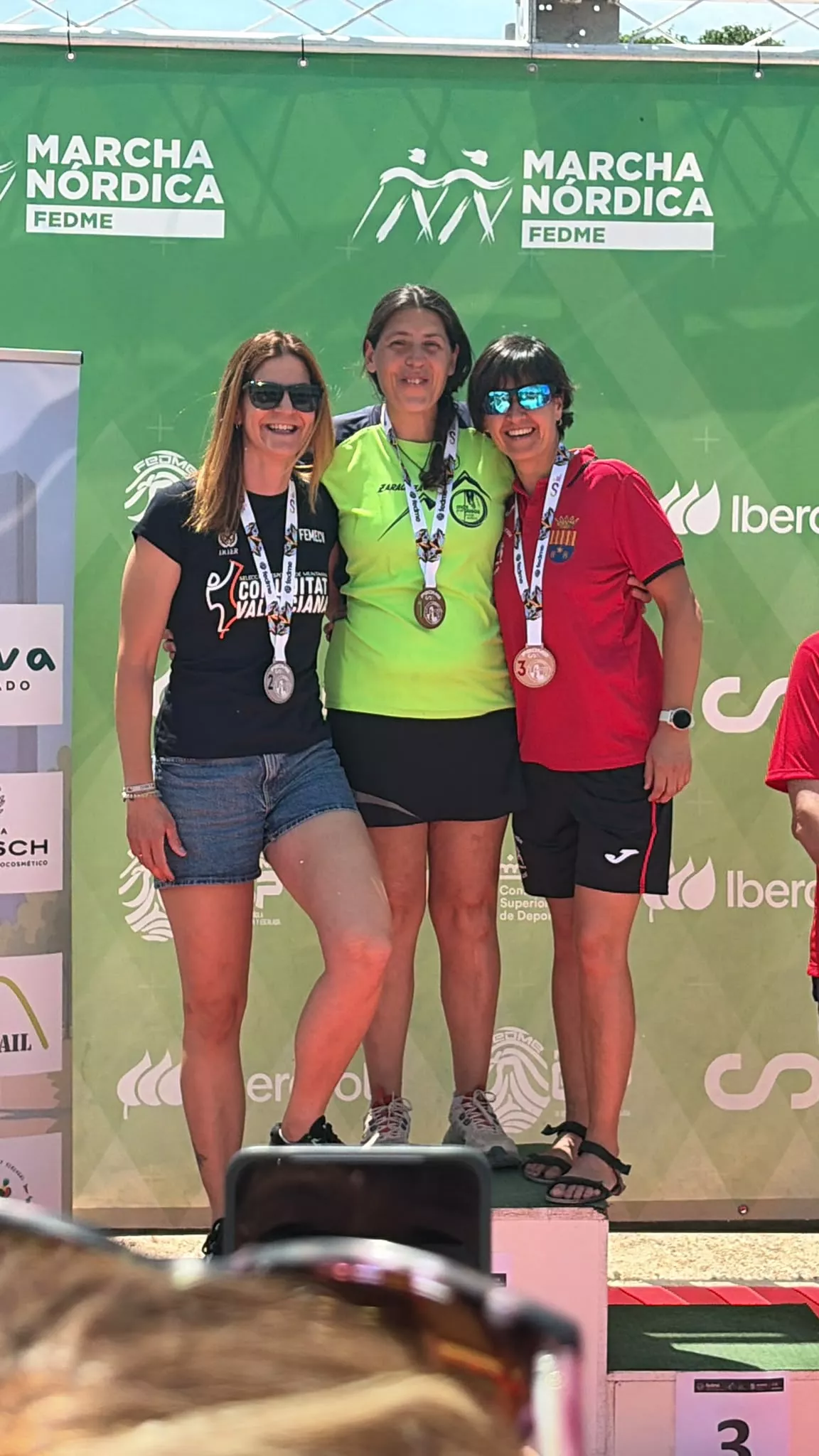 Noelia Bernad, oro en Veteranas A en el Campeonato de España de Marcha Nórdica