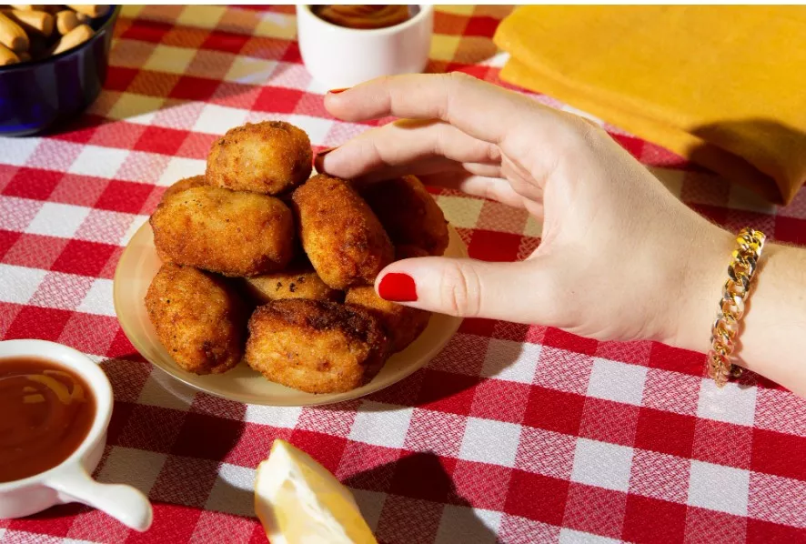El valor de las croquetas a palo seco, sin topping