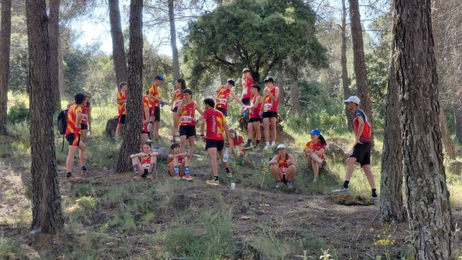 Equipo de Aragón en el CampeonatoEscolar de Carreras por Montaña Equipo de Aragón en el CampeonatoEscolar de Carreras por Montaña