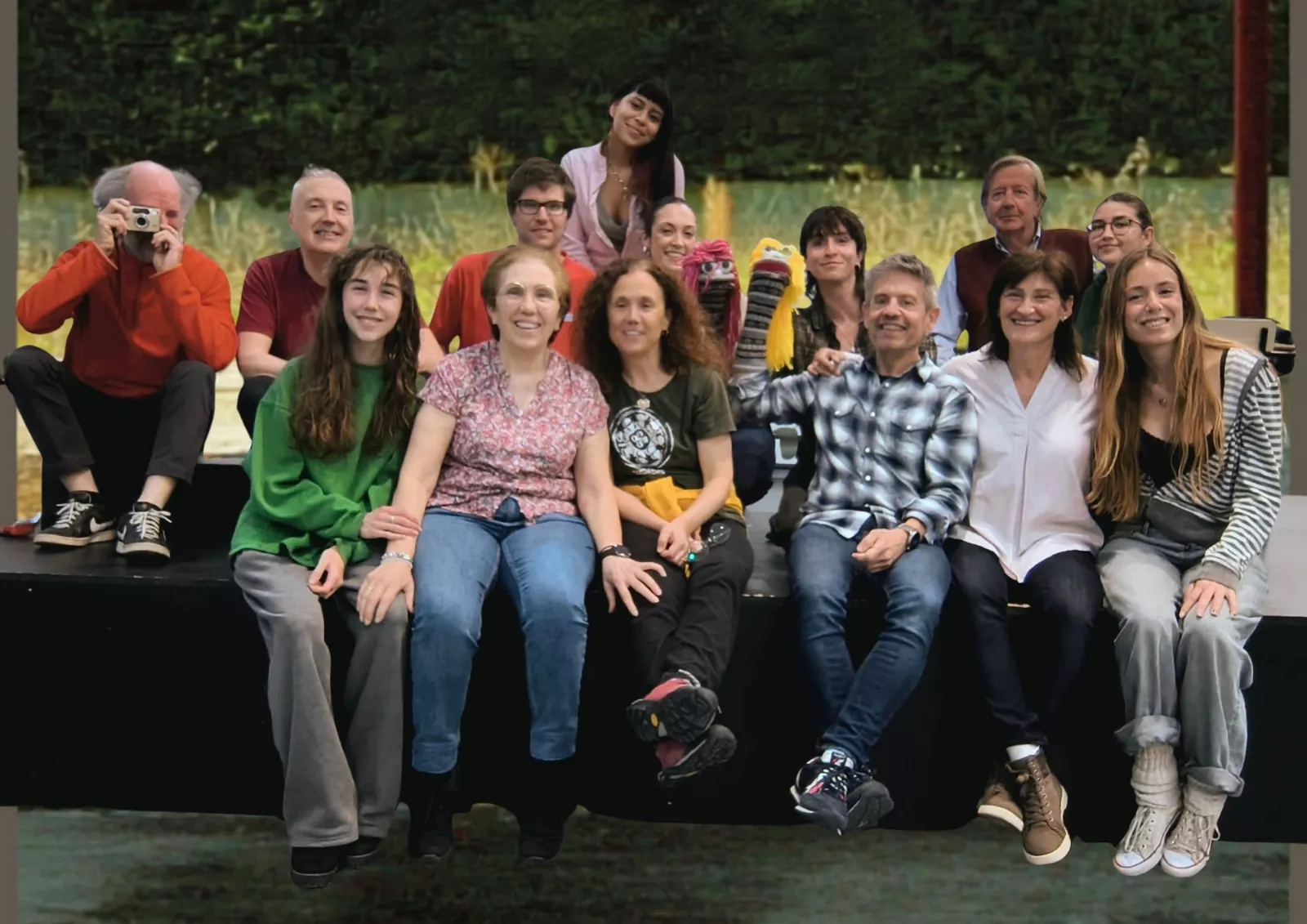 El grupo de teatro En Obras, del Campus de Huesca.