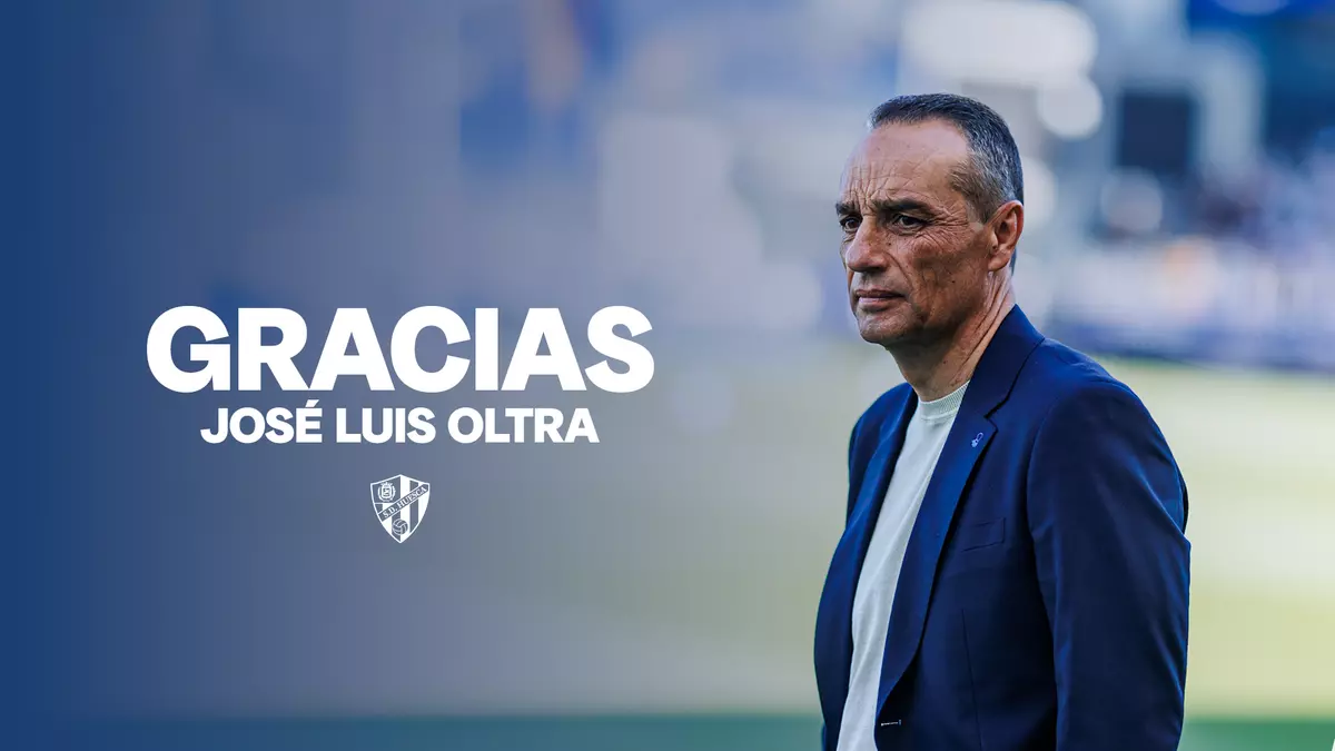 Fin a la "era Oltra": el Huesca le agradece el trabajo prestado