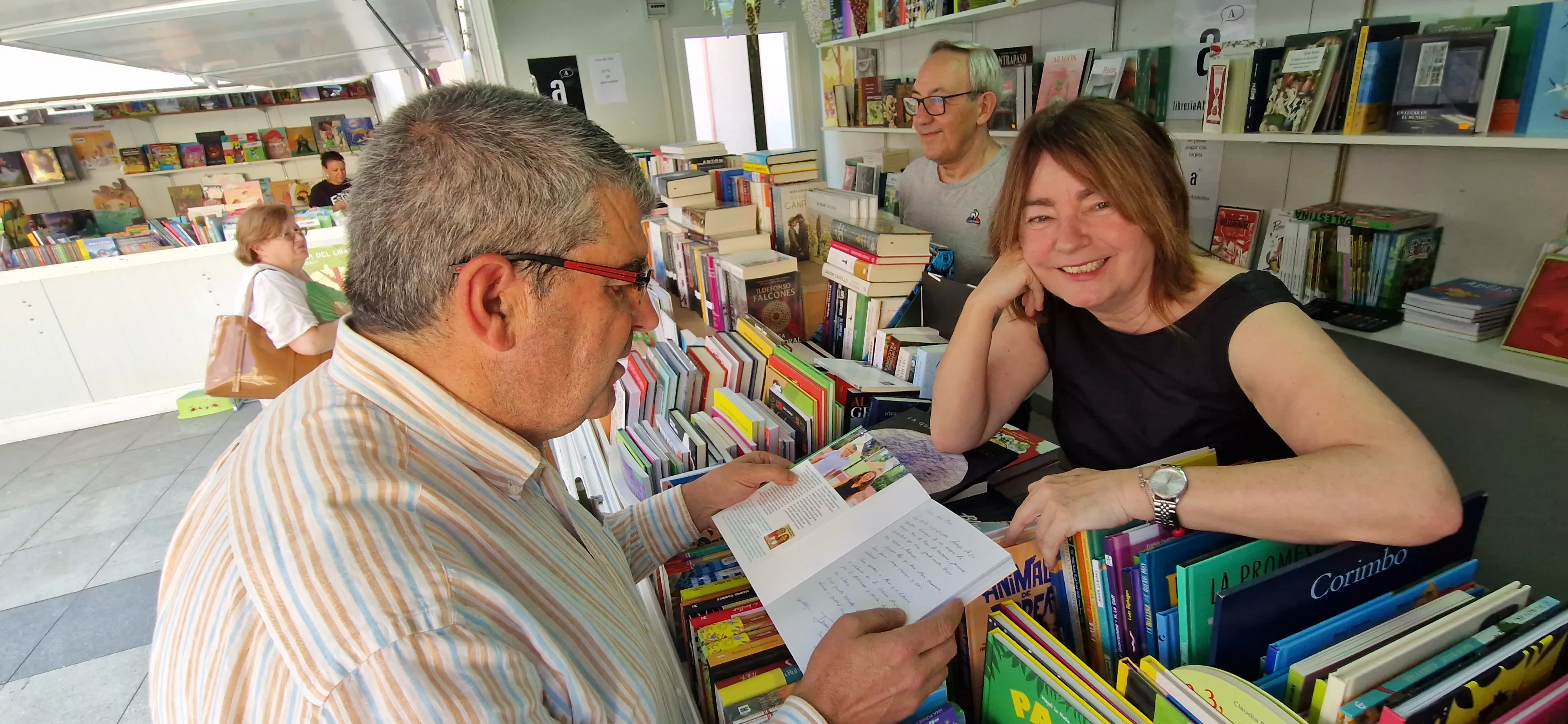 42 Feria del Libro de Huesca el lunes 1 de junio. Foto Myriam Martínez