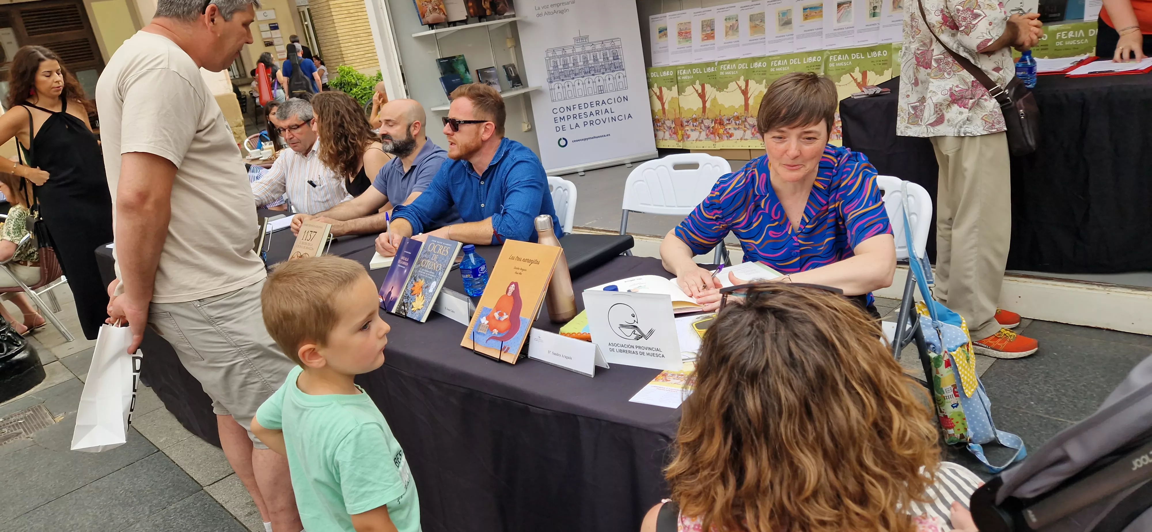 42 Feria del Libro de Huesca el lunes 1 de junio. Foto Myriam Martínez