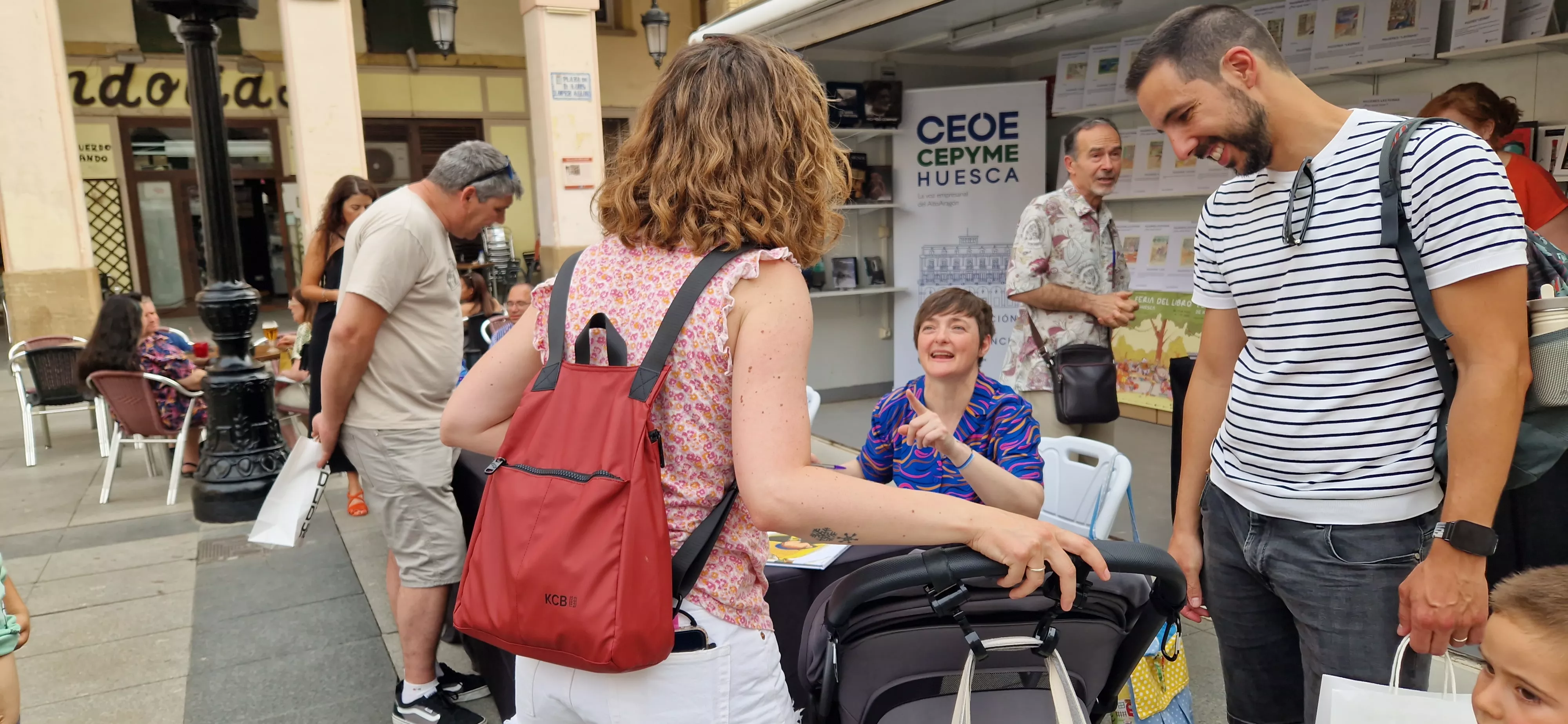 42 Feria del Libro de Huesca el lunes 1 de junio. Foto Myriam Martínez