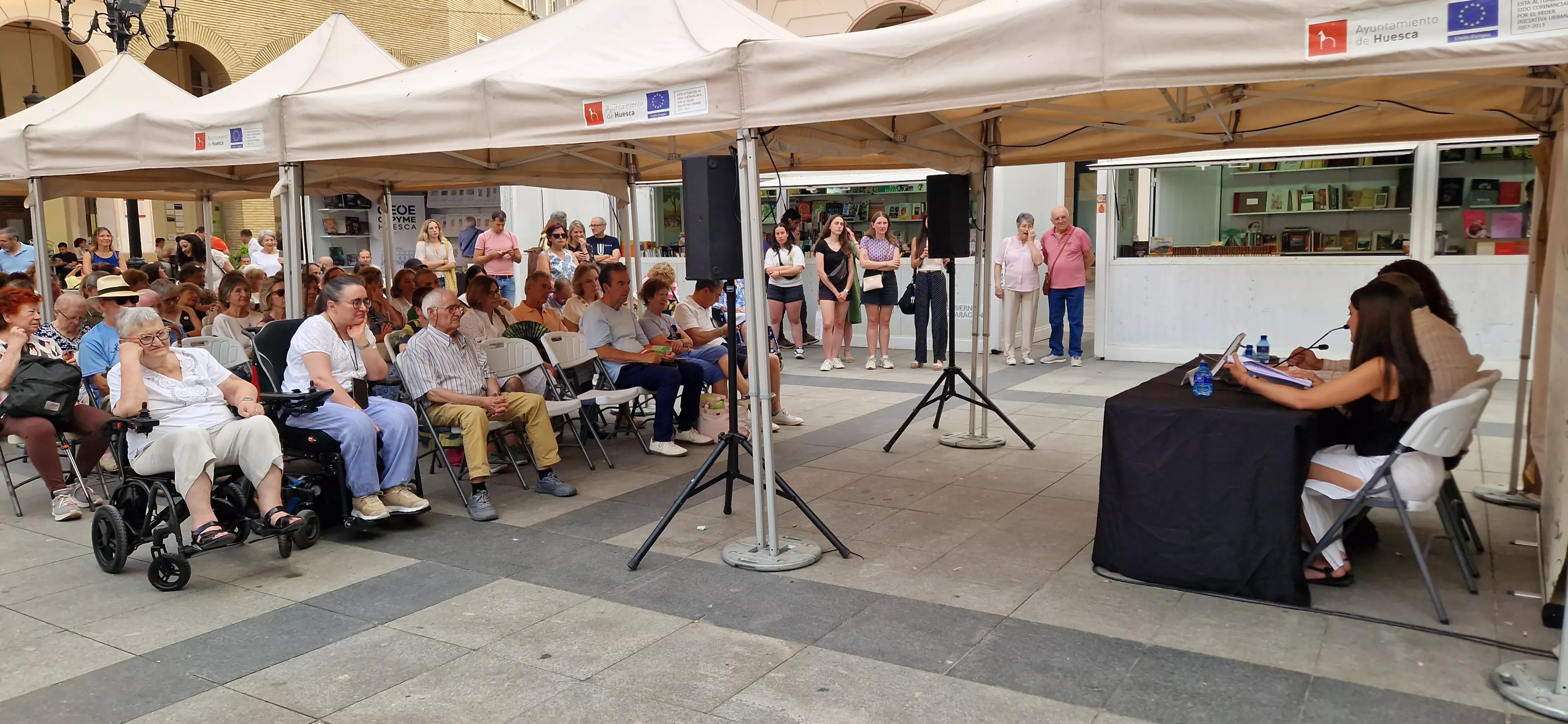 42 Feria del Libro de Huesca el lunes 1 de junio. Foto Myriam Martínez