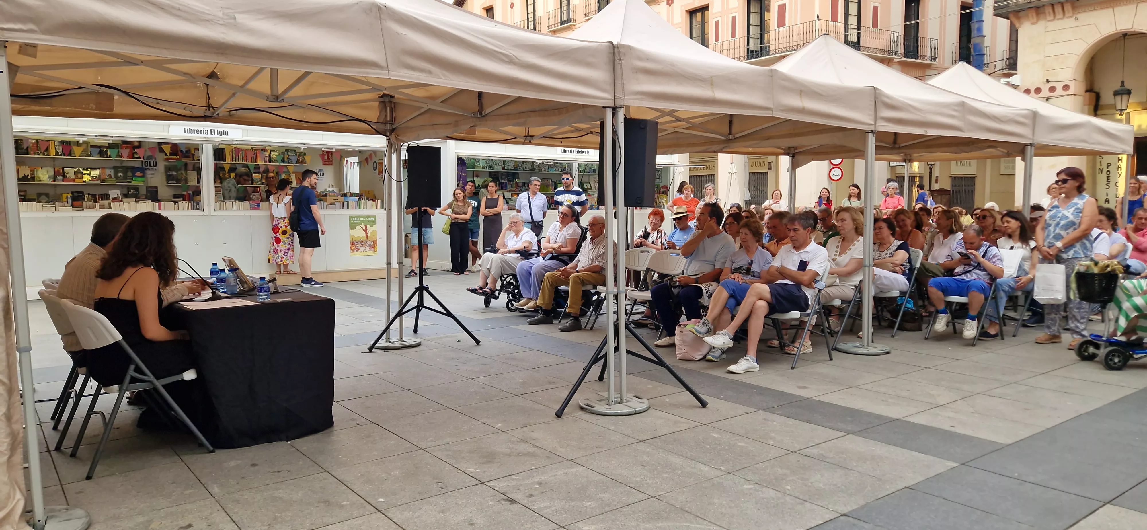 42 Feria del Libro de Huesca el lunes 1 de junio. Foto Myriam Martínez