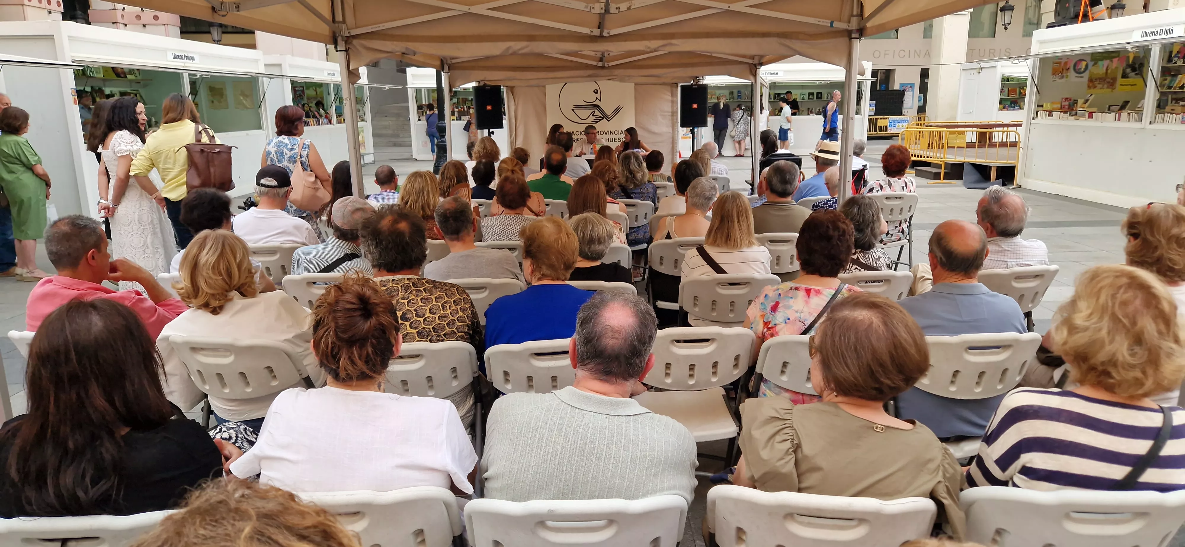42 Feria del Libro de Huesca el lunes 1 de junio. Foto Myriam Martínez