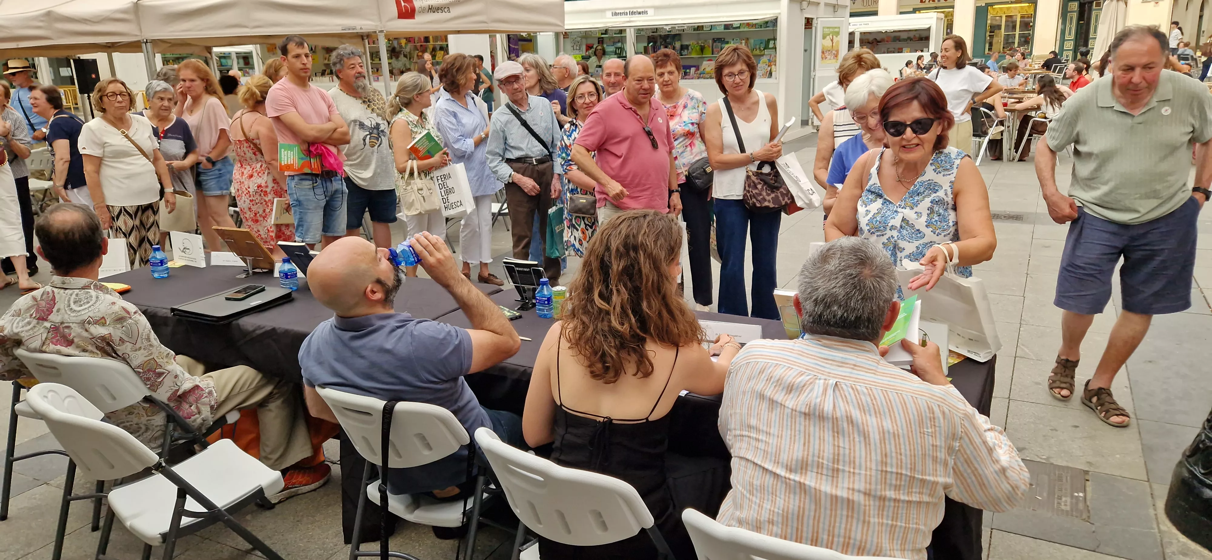 42 Feria del Libro de Huesca el lunes 1 de junio. Foto Myriam Martínez