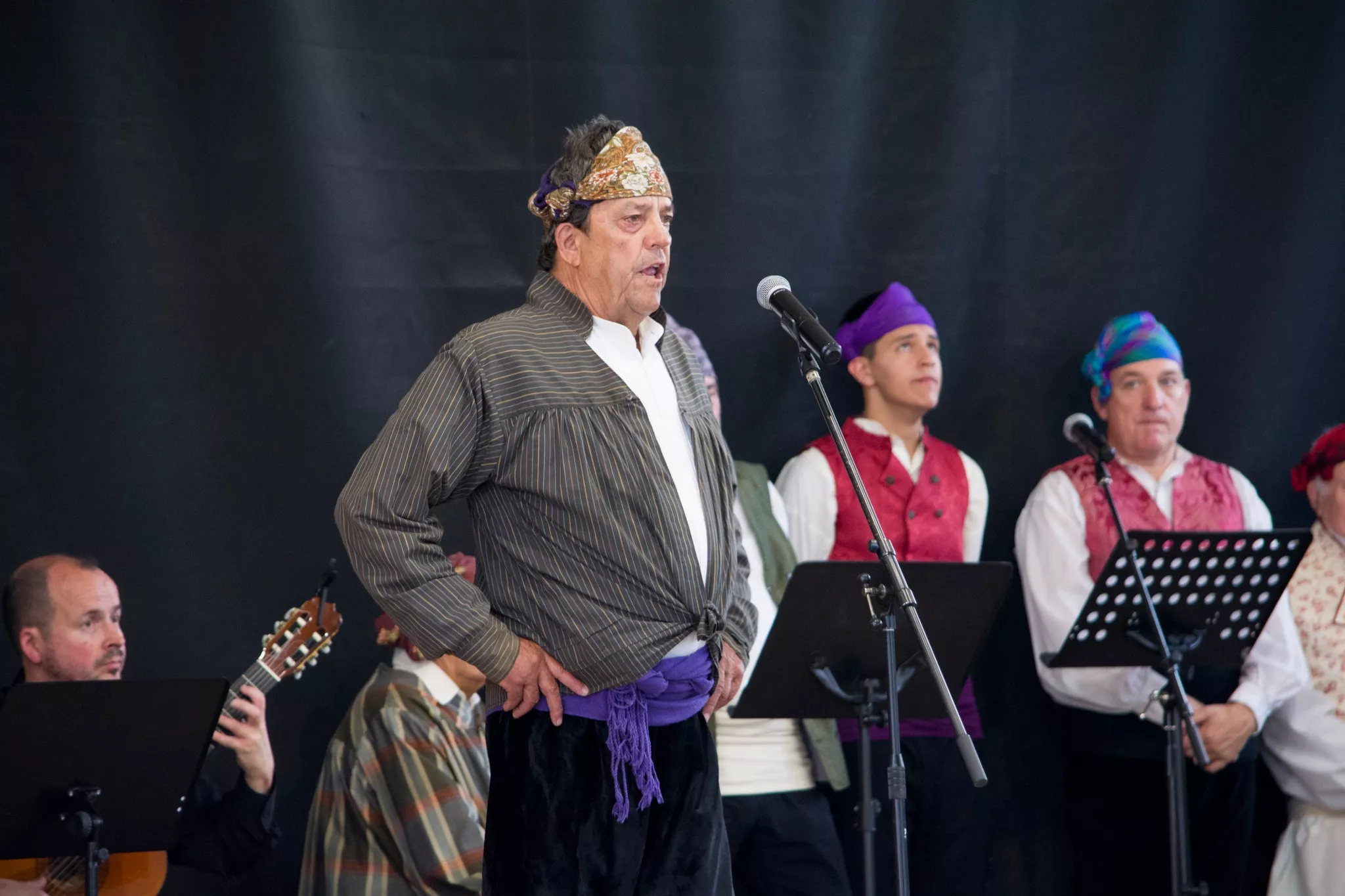 Festival de fin de curso de la Escuela de Folklore y Música de Huesca en Chimillas. Foto David Claveria