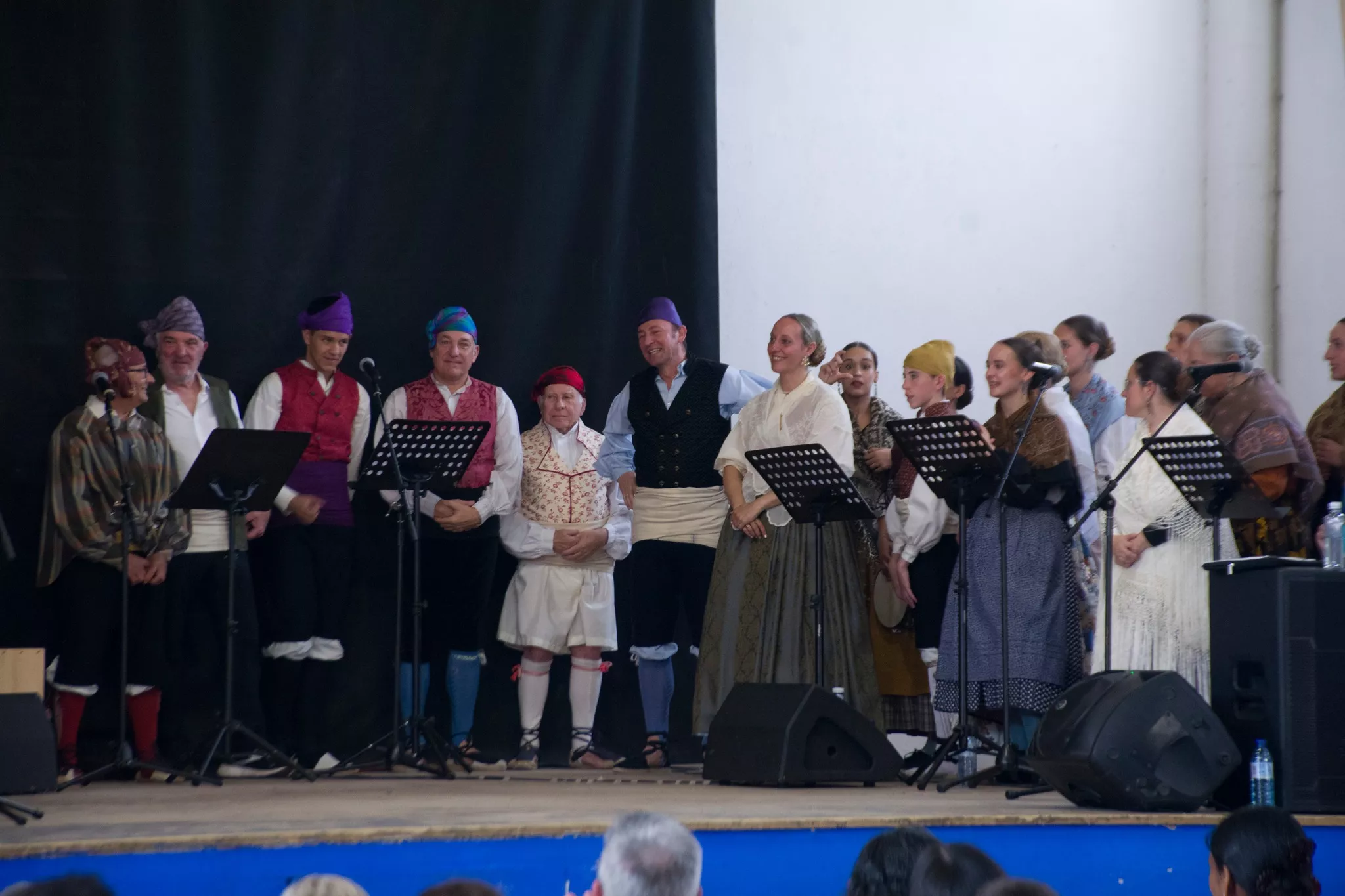 Festival de fin de curso de la Escuela de Folklore y Música de Huesca en Chimillas. Foto David Claveria