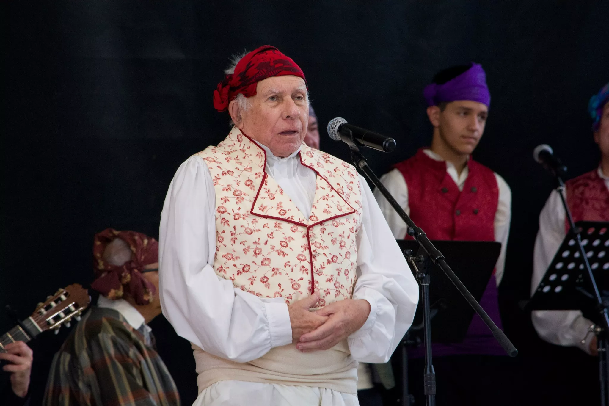 Festival de fin de curso de la Escuela de Folklore y Música de Huesca en Chimillas. Foto David Claveria