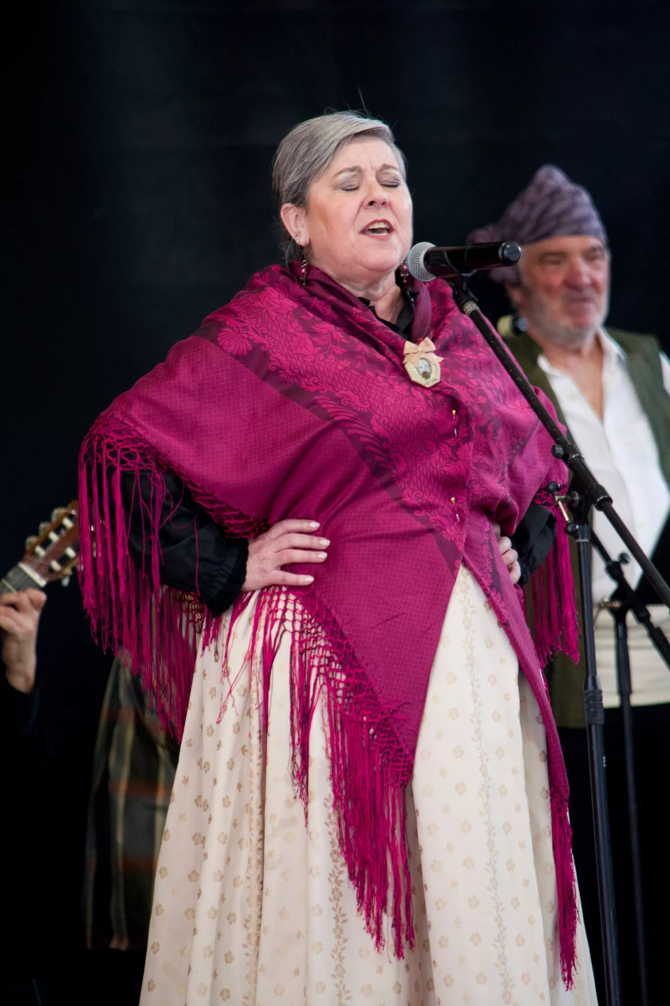 Festival de fin de curso de la Escuela de Folklore y Música de Huesca en Chimillas. Foto David Claveria