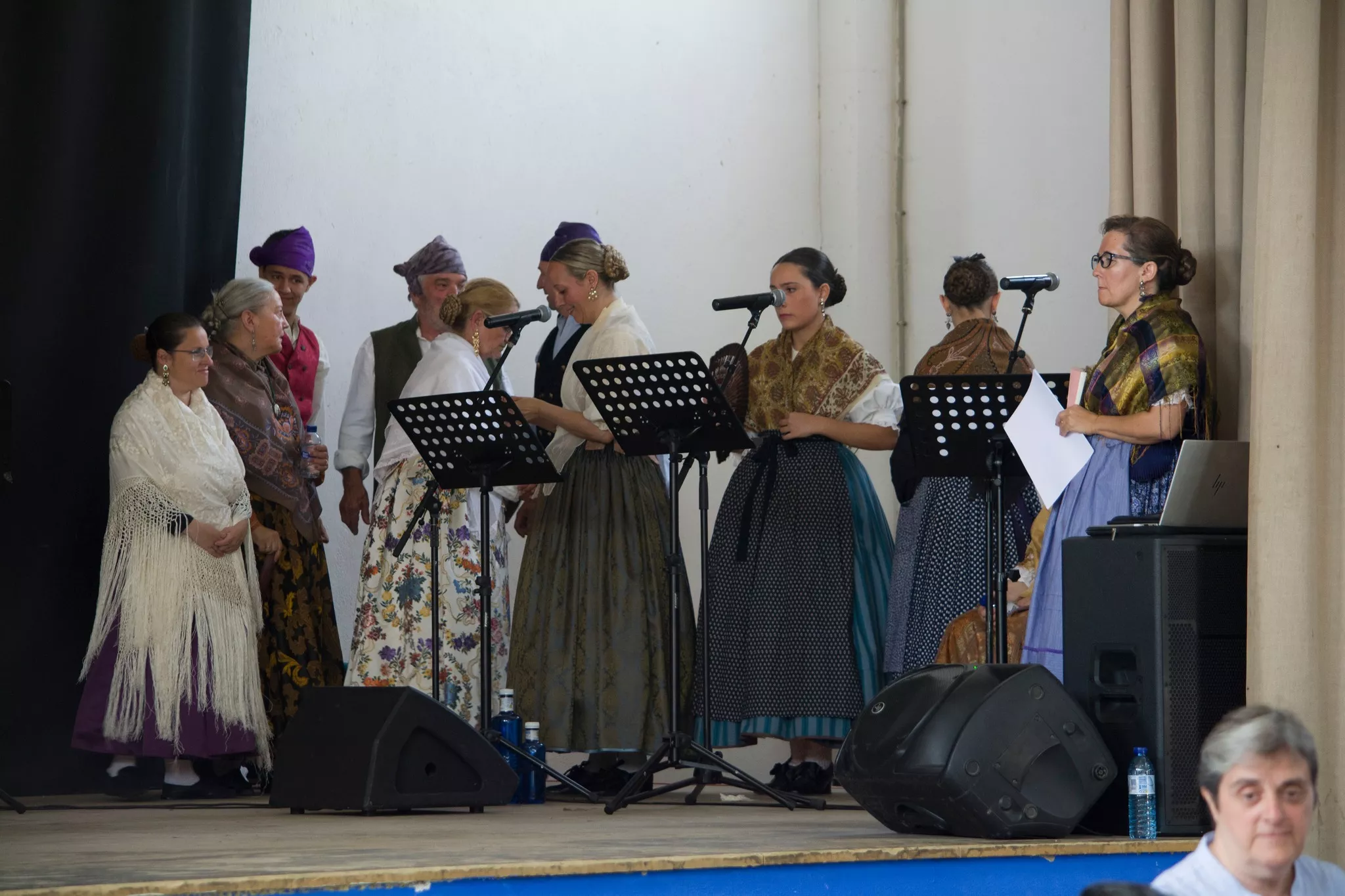 Festival de fin de curso de la Escuela de Folklore y Música de Huesca en Chimillas. Foto David Claveria