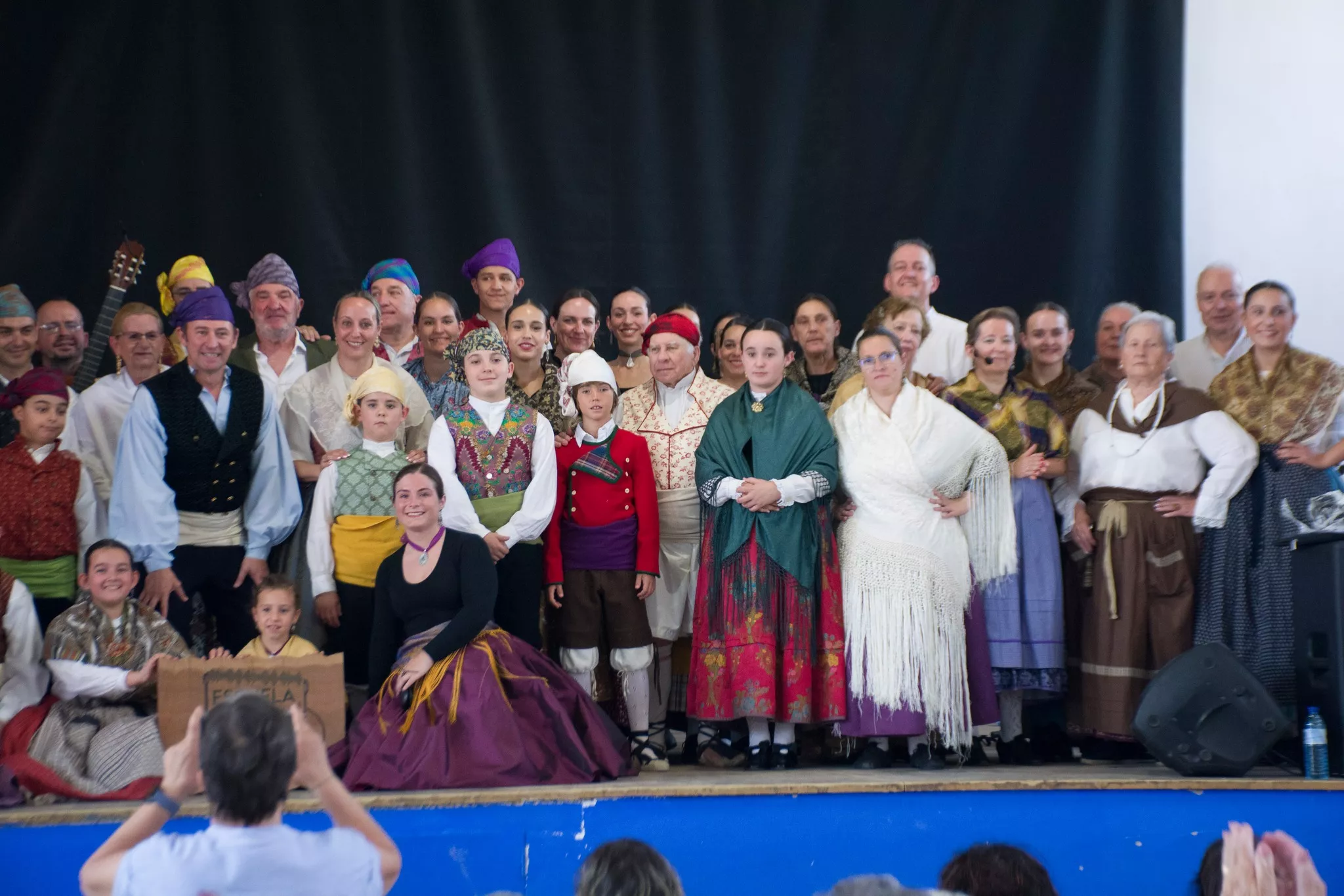 Festival de fin de curso de la Escuela de Folklore y Música de Huesca en Chimillas. Foto David Claveria
