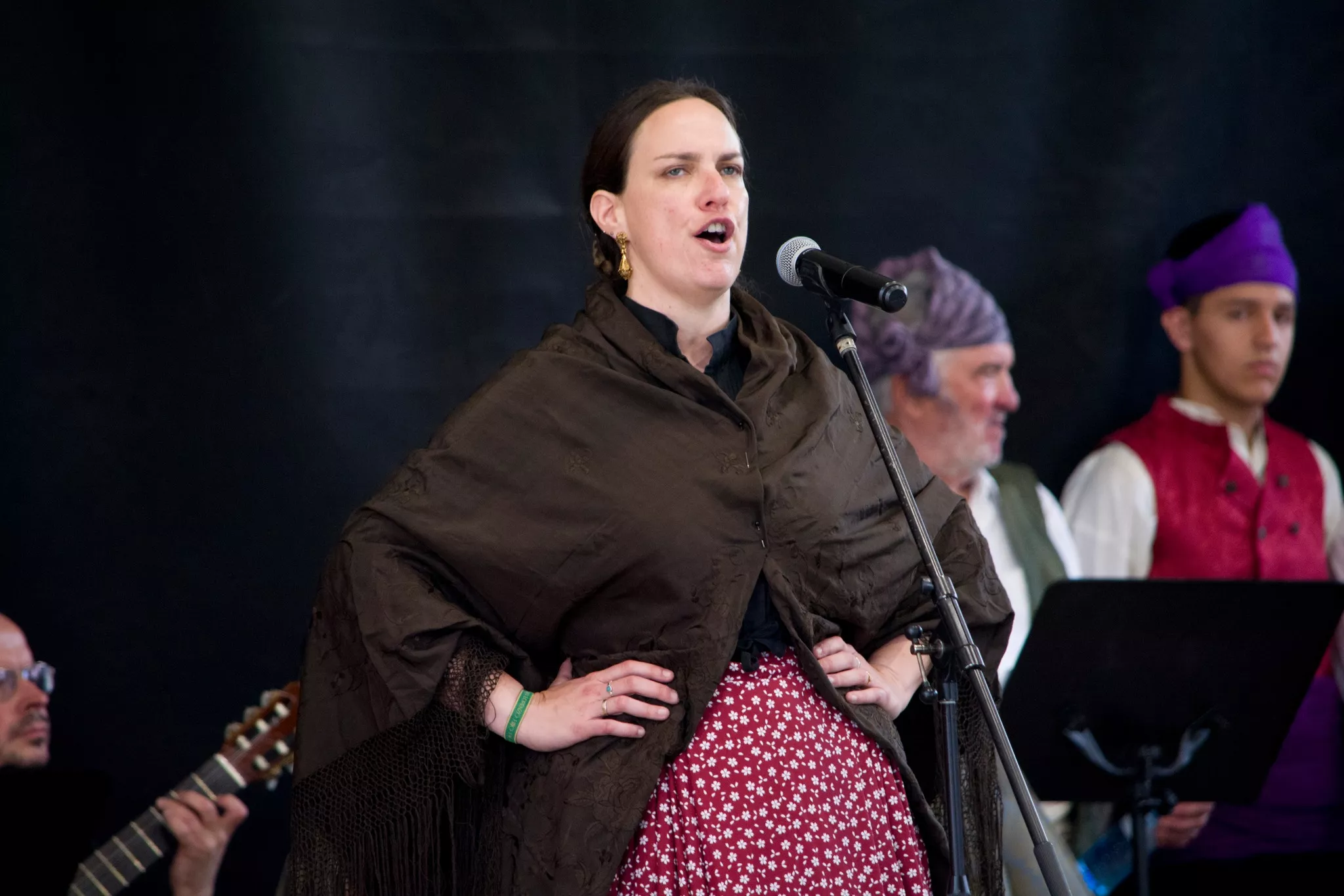 Festival de fin de curso de la Escuela de Folklore y Música de Huesca en Chimillas. Foto David Claveria