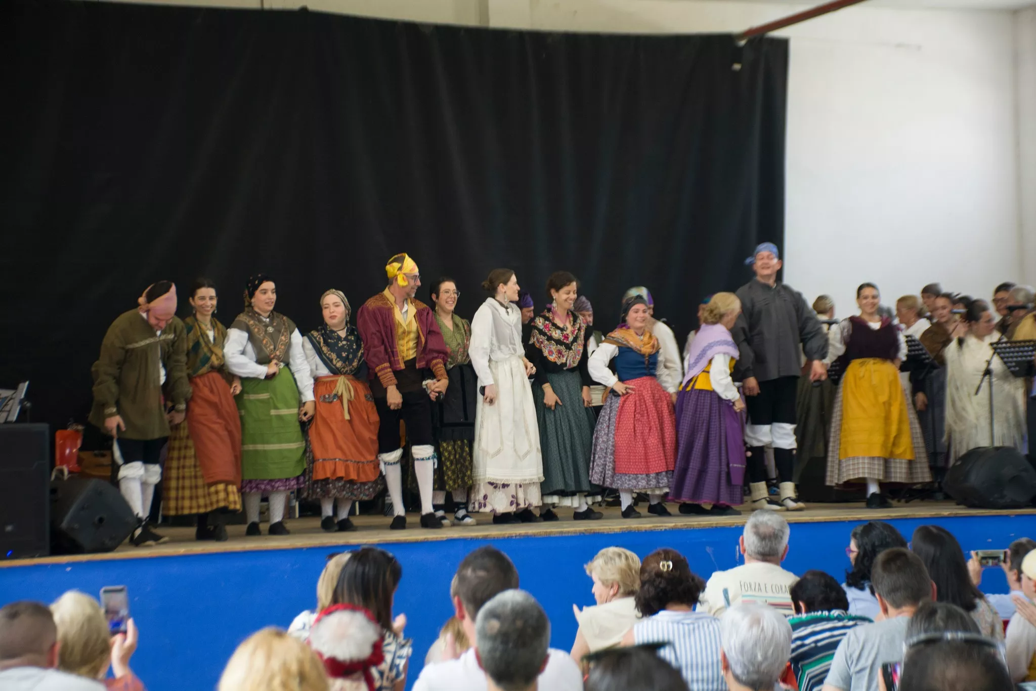 Festival de fin de curso de la Escuela de Folklore y Música de Huesca en Chimillas. Foto David Claveria
