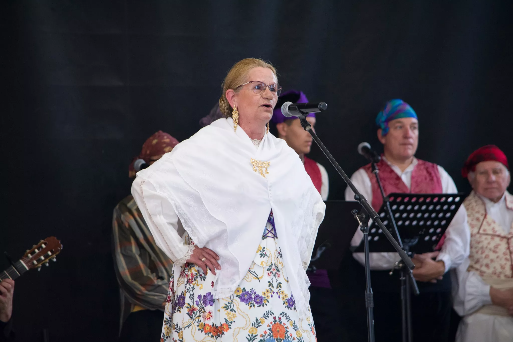 Festival de fin de curso de la Escuela de Folklore y Música de Huesca en Chimillas. Foto David Claveria