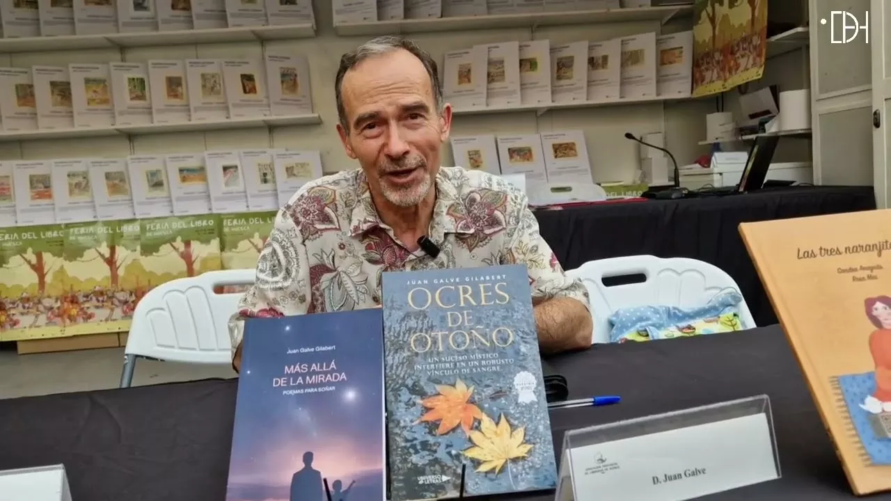 Juan Galve Gilavert, en la Feria de Huesca.