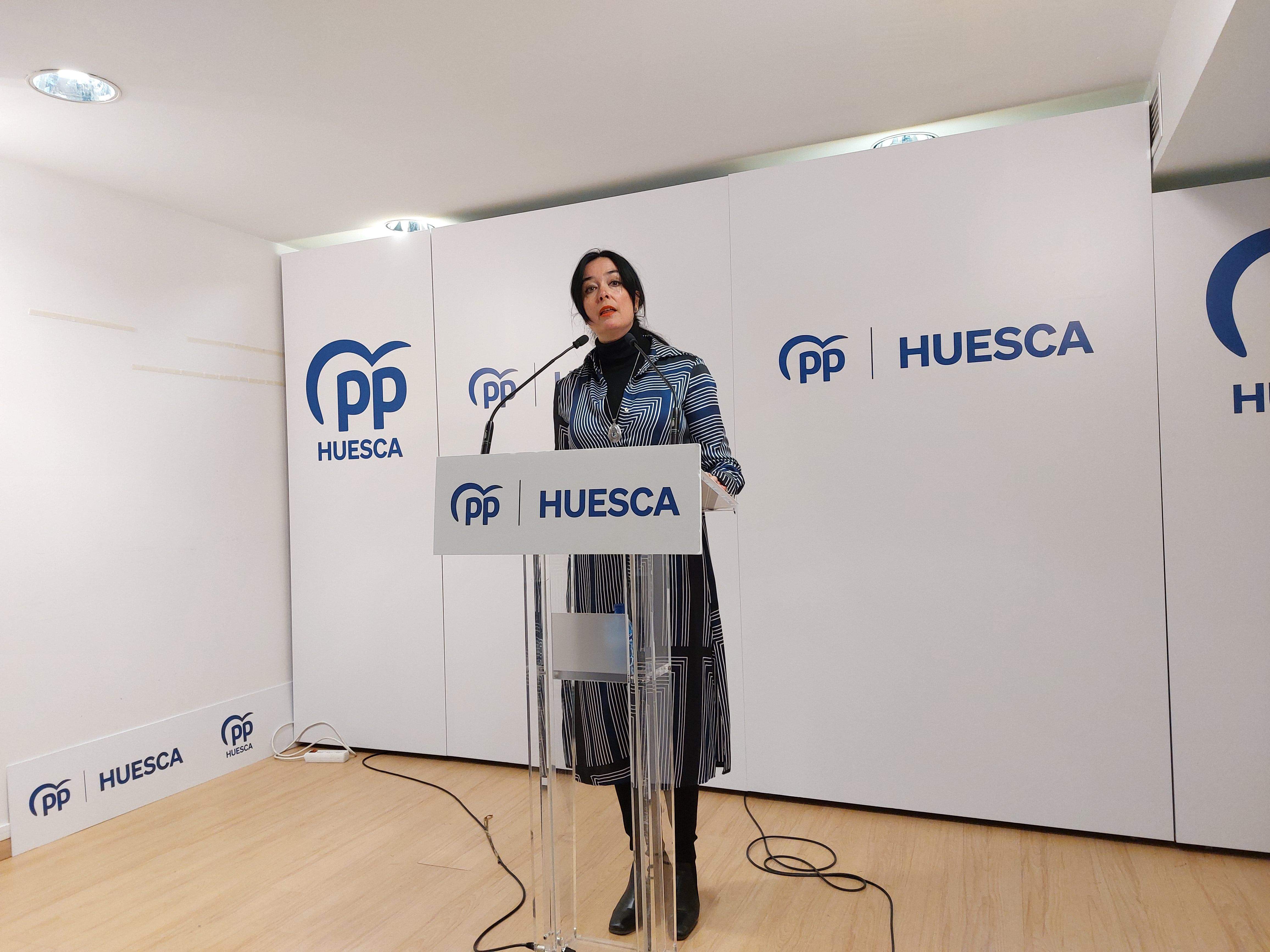 Lorena Orduna, candidata del PP a la Alcaldía de Huesca.