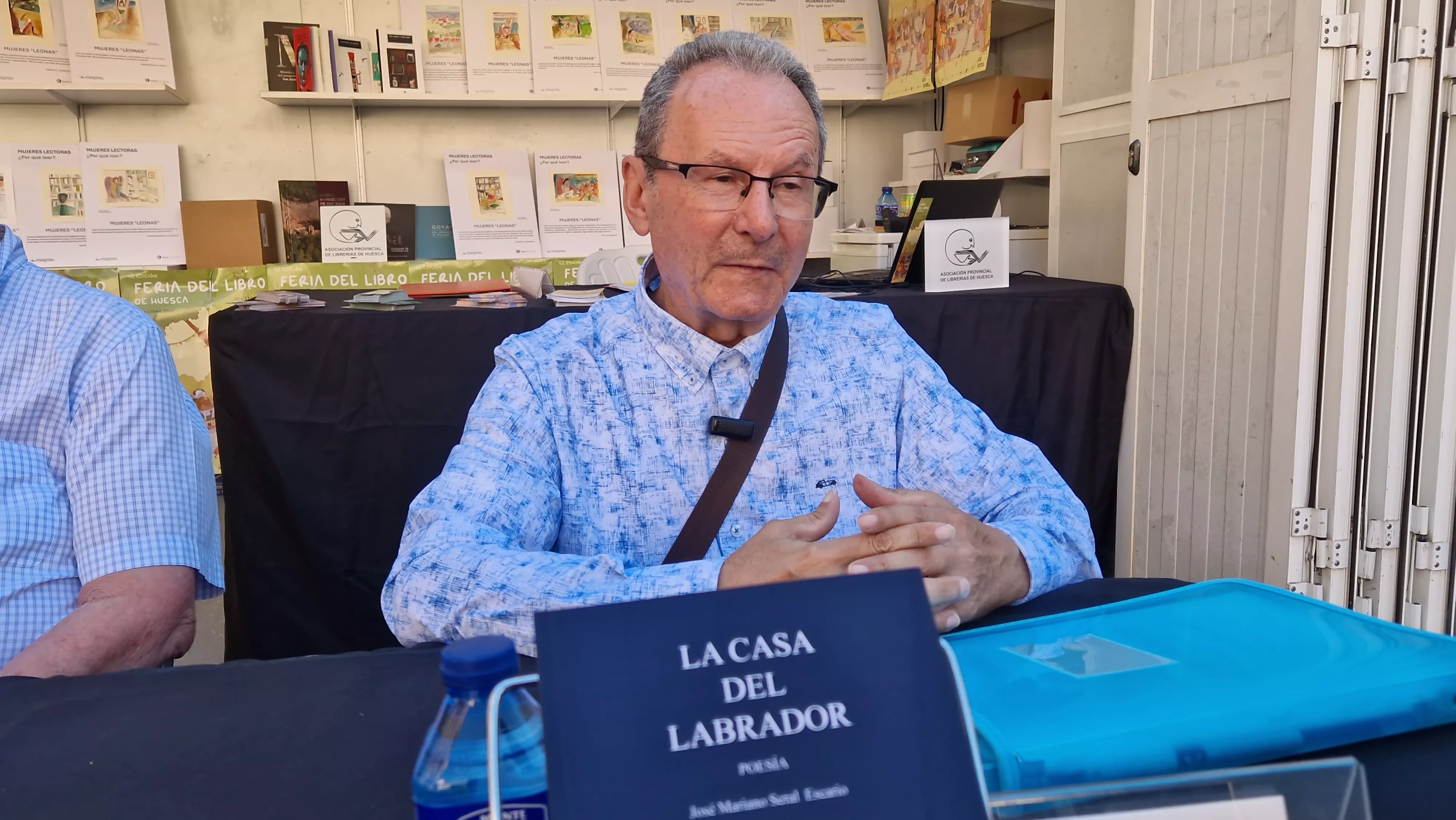 Mariano Seral. 42 Feria del libro el martes 2 de junio. Foto Myriam Martínez