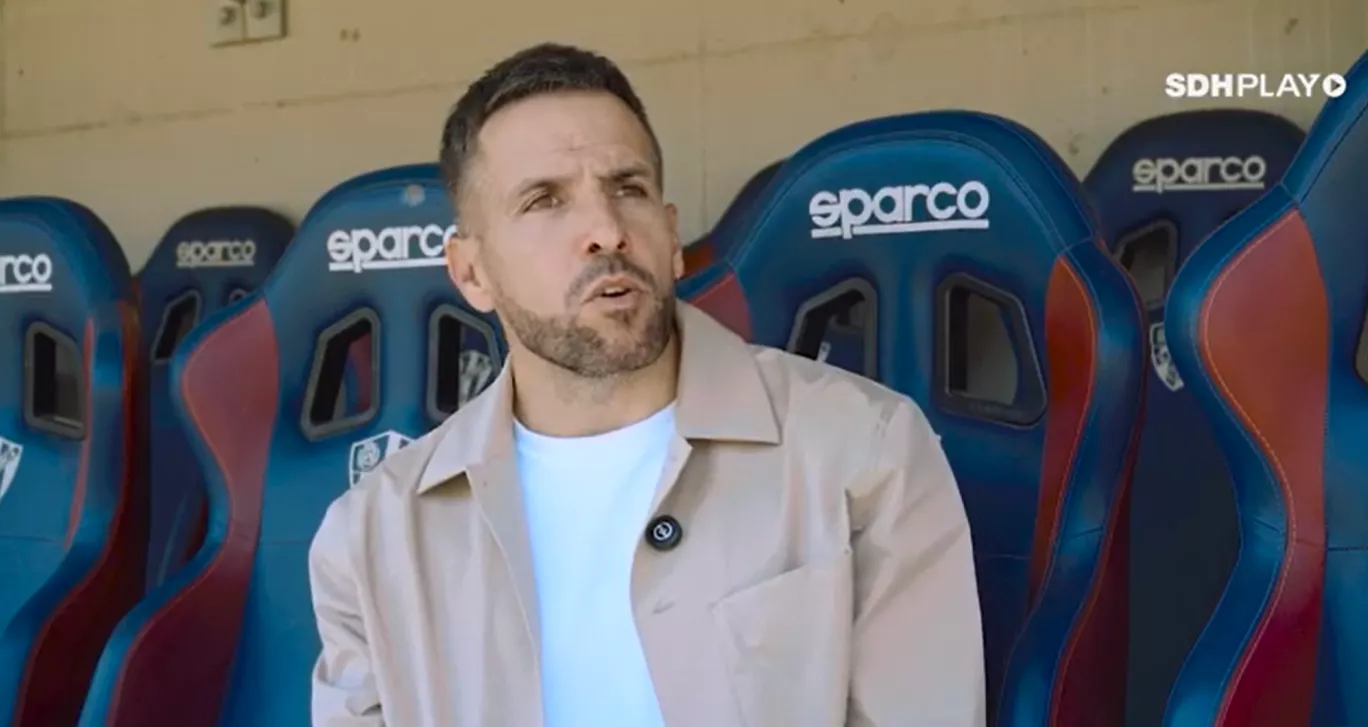 Primeras palabras de Jardiel como nuevo técnico azulgrana: "Tuve claro que quería estar en Huesca"