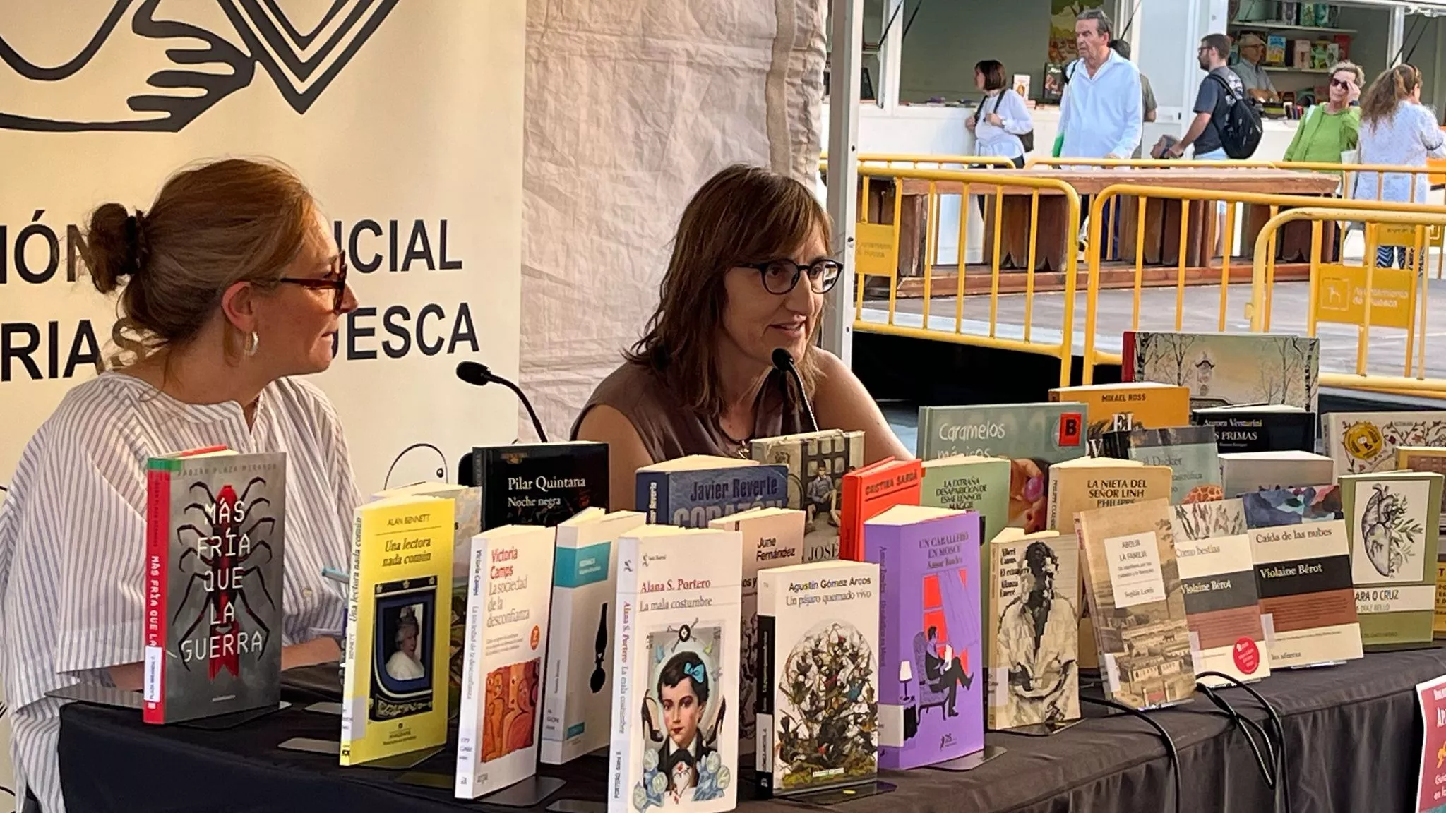  Encuentro de los clubes de lectura de la Huesca en la 42 Feria del Libro. Foto Mercedes Manterola