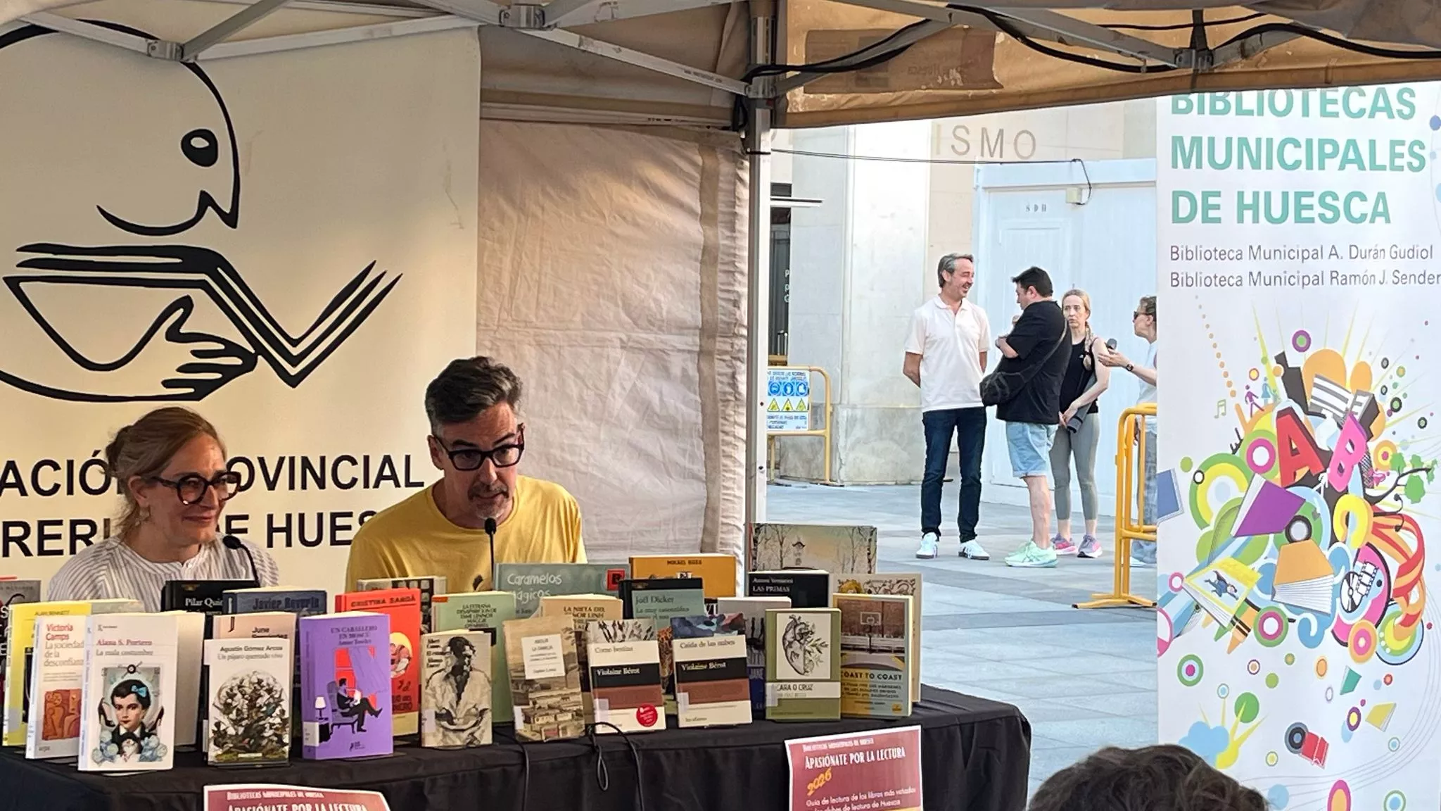 Encuentro de los clubes de lectura de la Huesca en la 42 Feria del Libro. Foto Mercedes Manterola