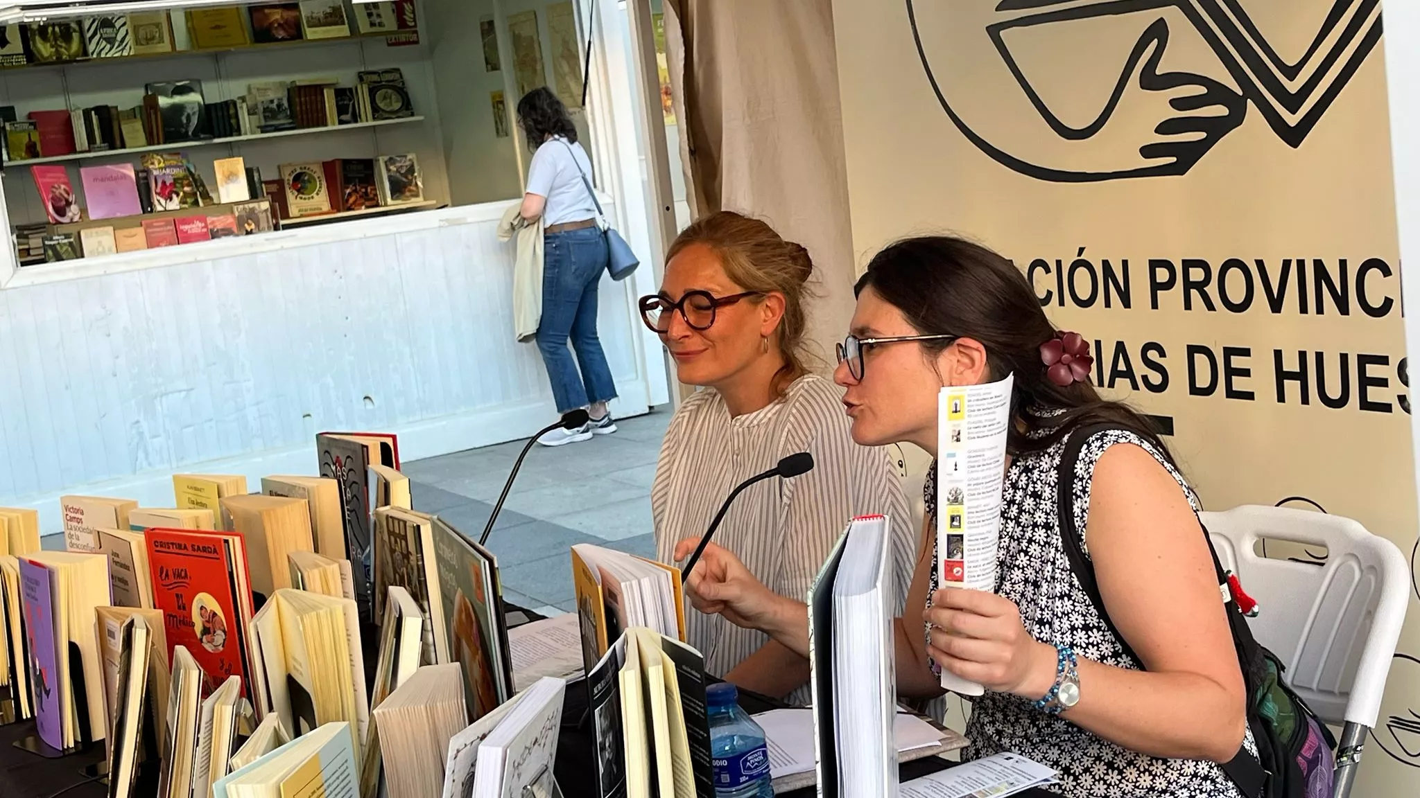  Encuentro de los clubes de lectura de la Huesca en la 42 Feria del Libro. Foto Mercedes Manterola