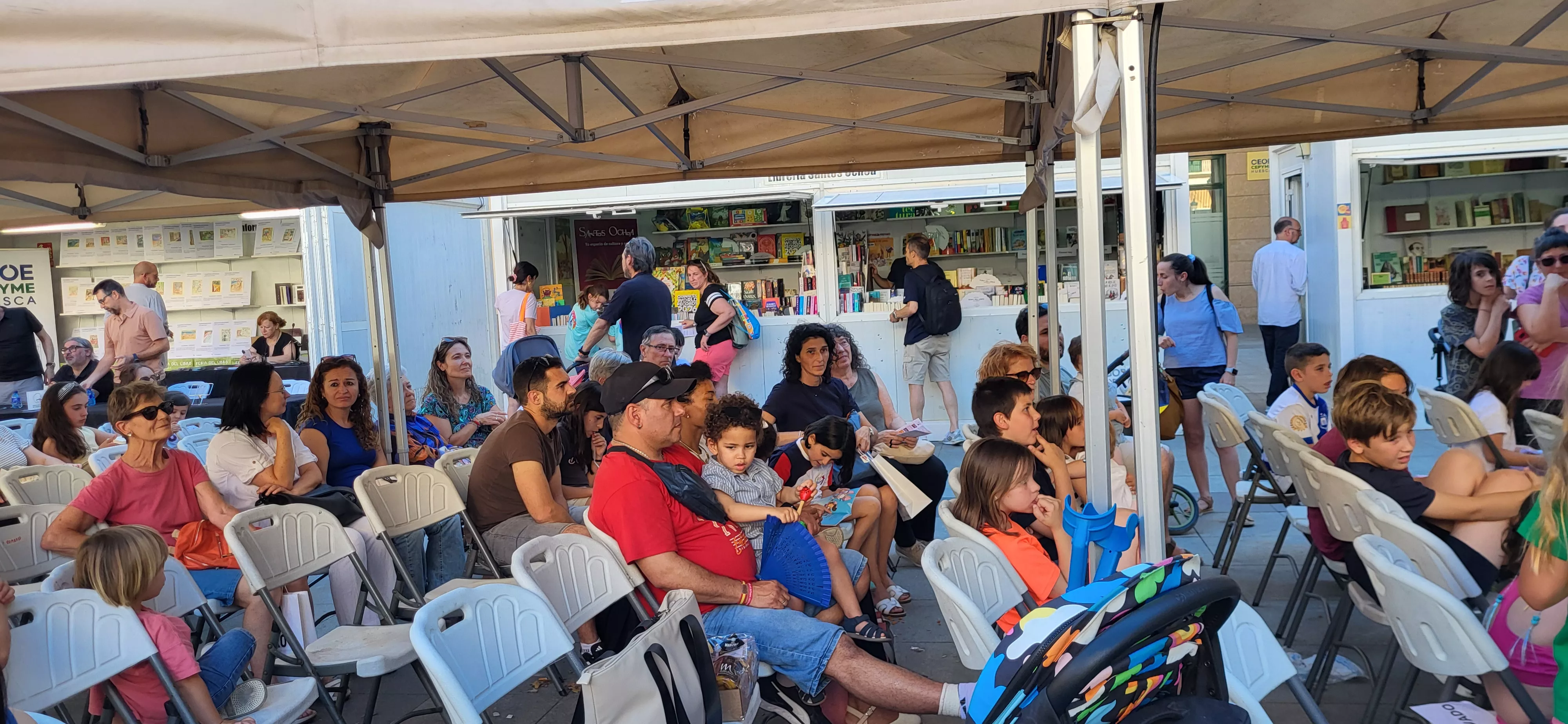 Encuentro de los clubes de lectura infantiles con Mar Benegas. Foto Mercedes Manterola