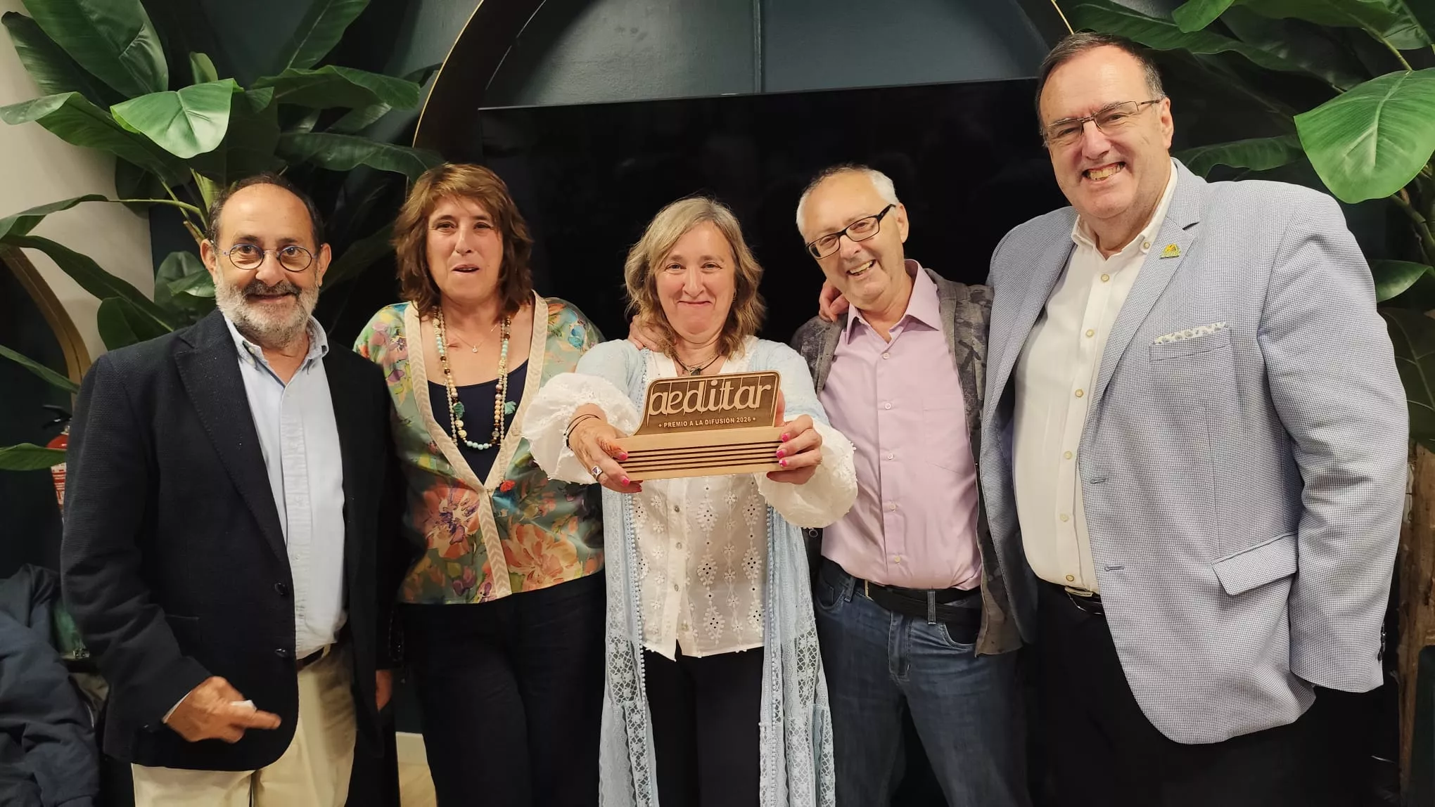 Premios Aeditar a Myriam Martínez y Víctor Castillón