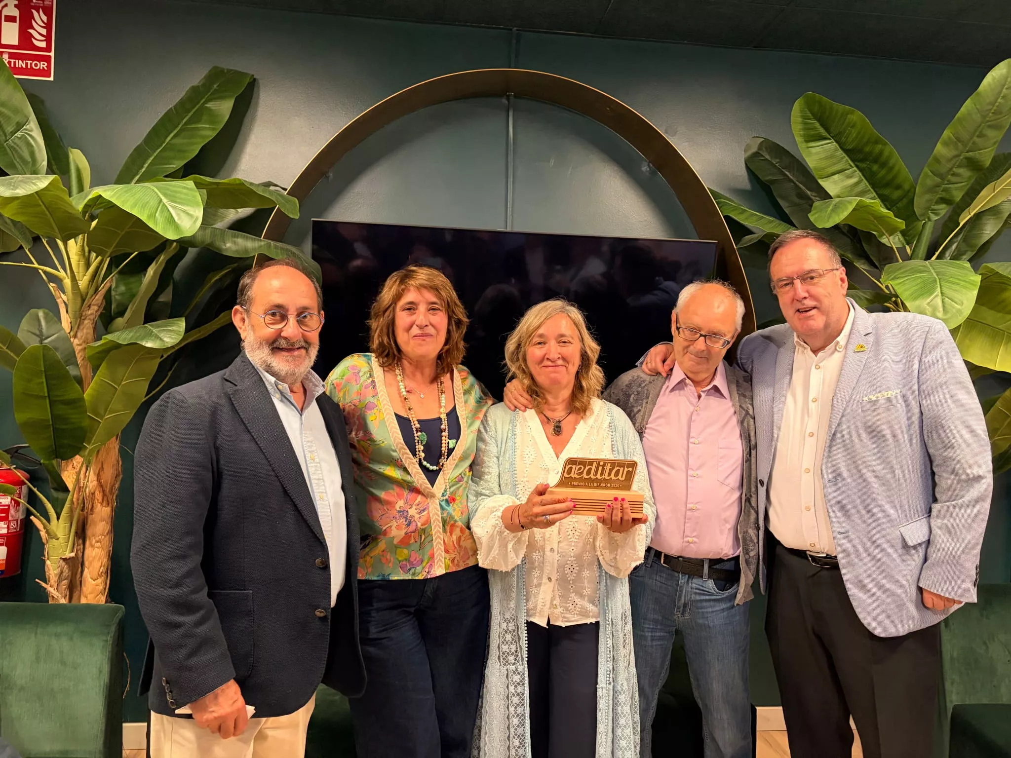 Premios Aeditar a Myriam Martínez y Víctor Castillón