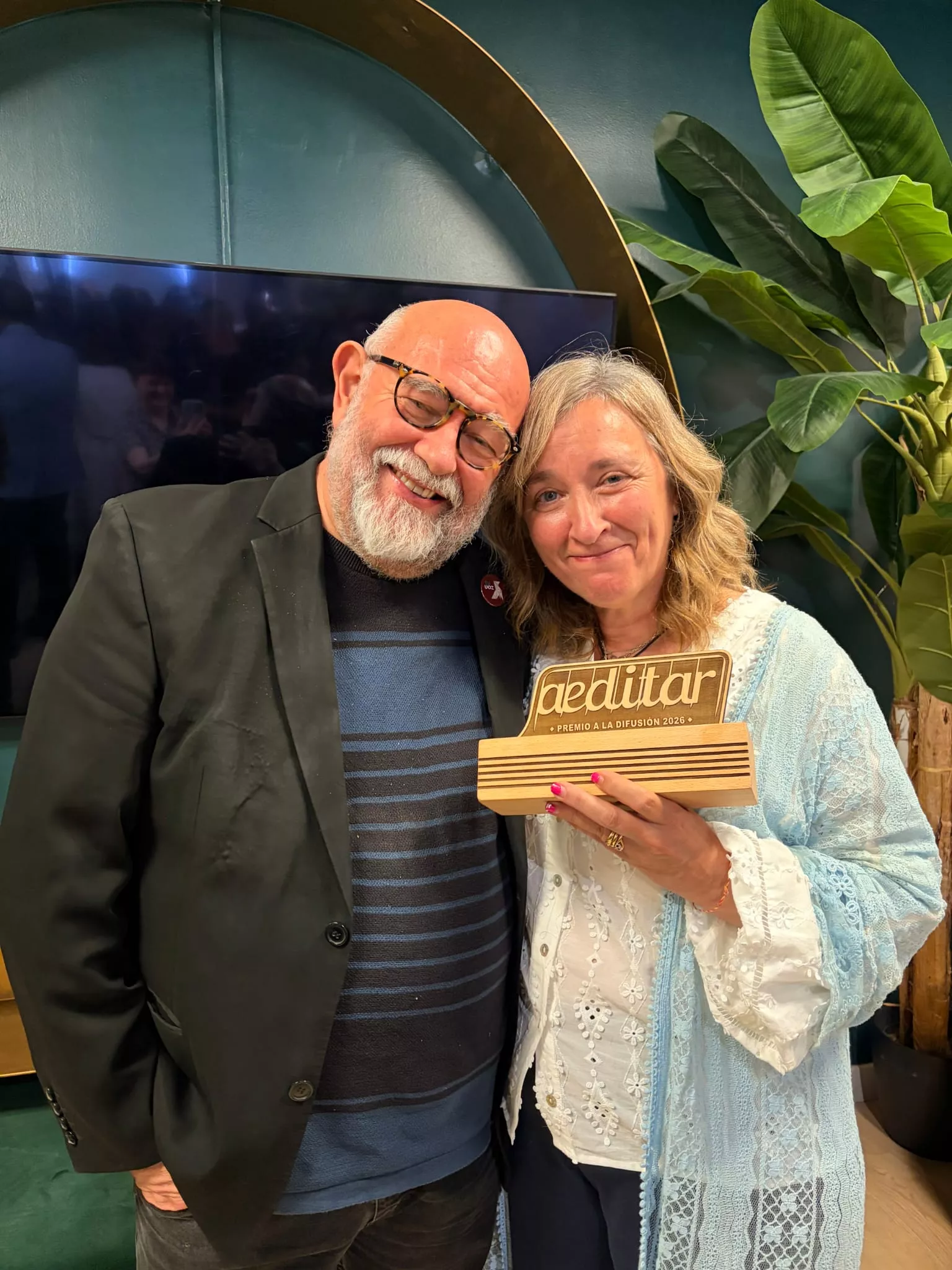 Premios Aeditar a Myriam Martínez y Víctor Castillón