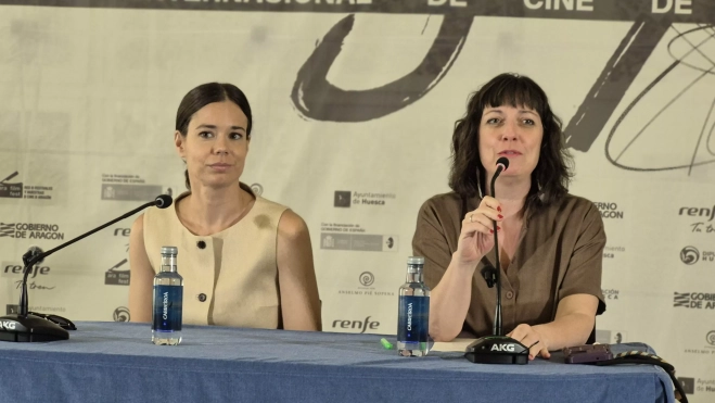 La actrizLaia Costa, en Huesca. Foto Myriam Martínez