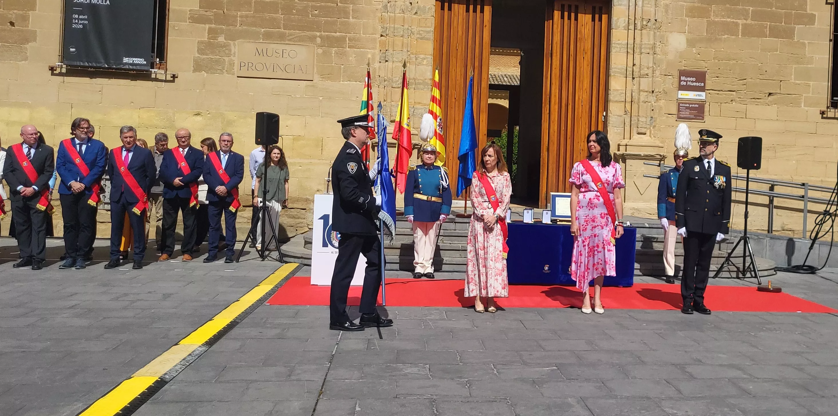 Celebración del 165º aniversario de la Policía Local de Huesca. Foto Mercedes Manterola