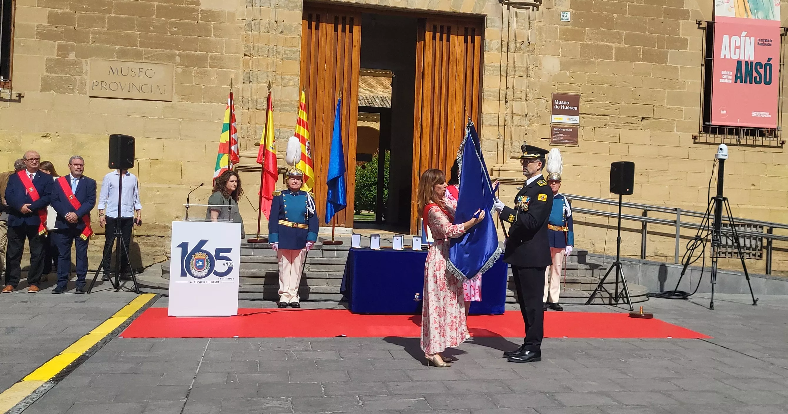 Celebración del 165º aniversario de la Policía Local de Huesca. Foto Mercedes Manterola