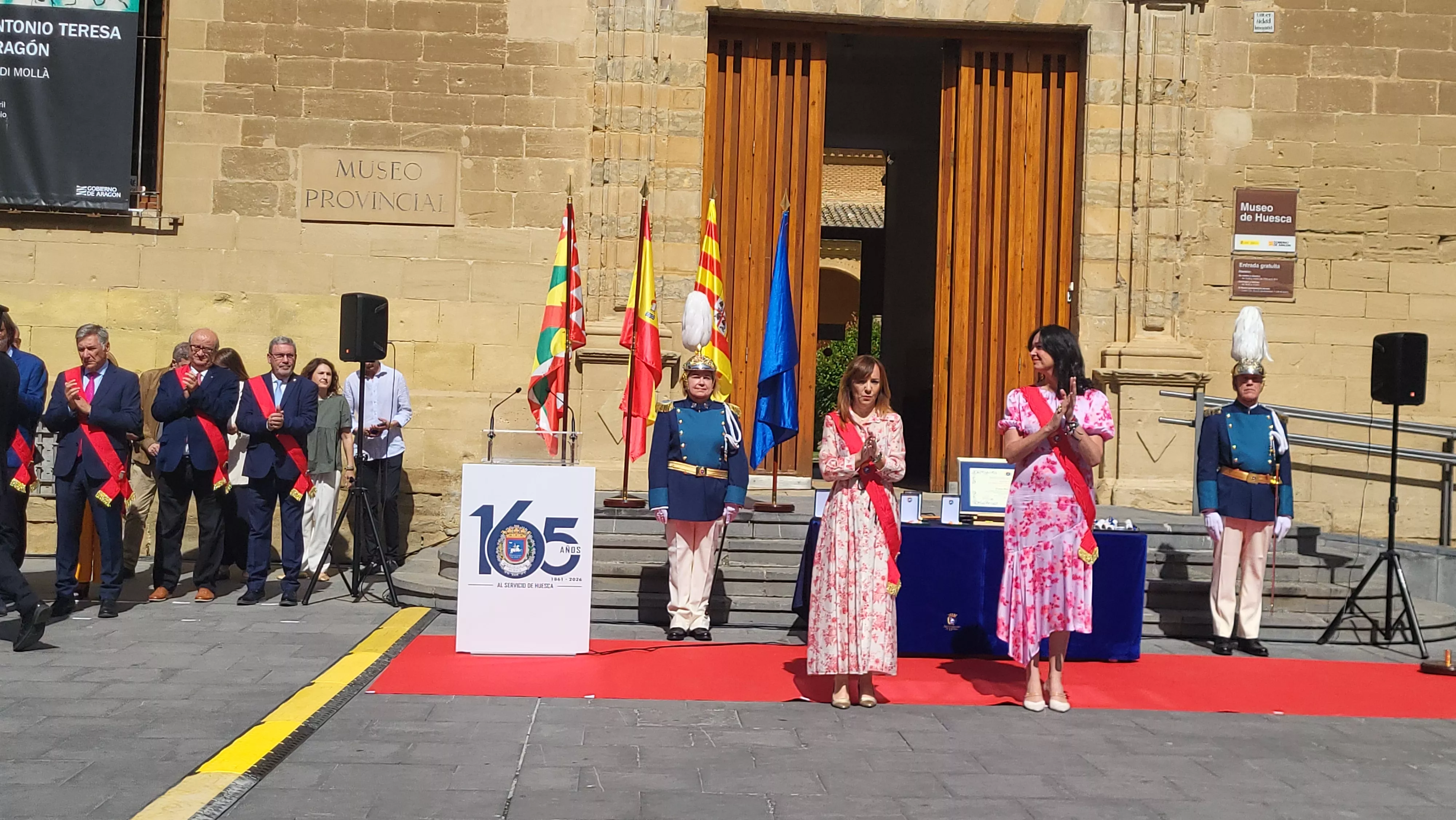 Celebración del 165º aniversario de la Policía Local de Huesca. Foto Mercedes Manterola