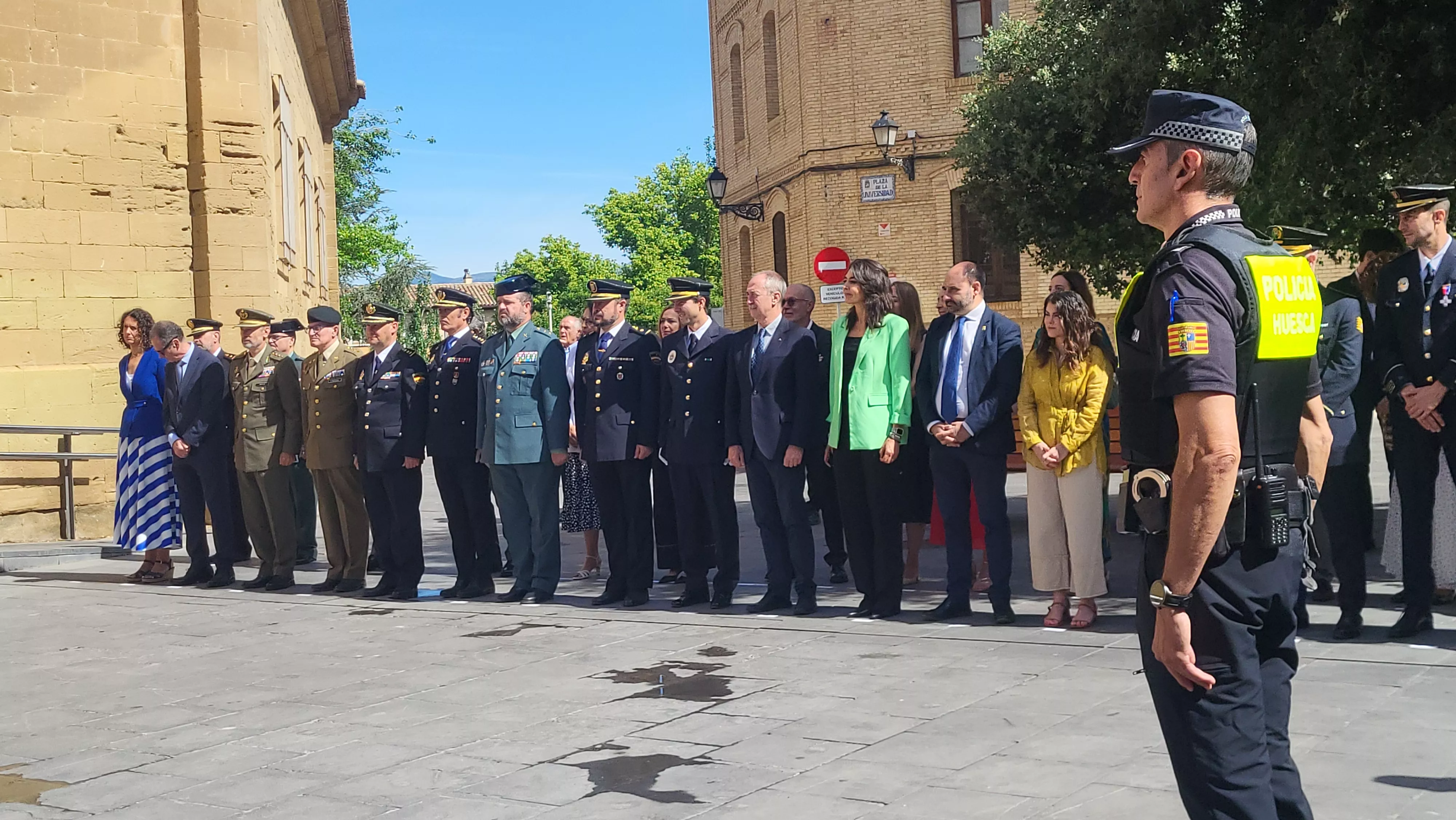 Celebración del 165º aniversario de la Policía Local de Huesca. Foto Mercedes Manterola