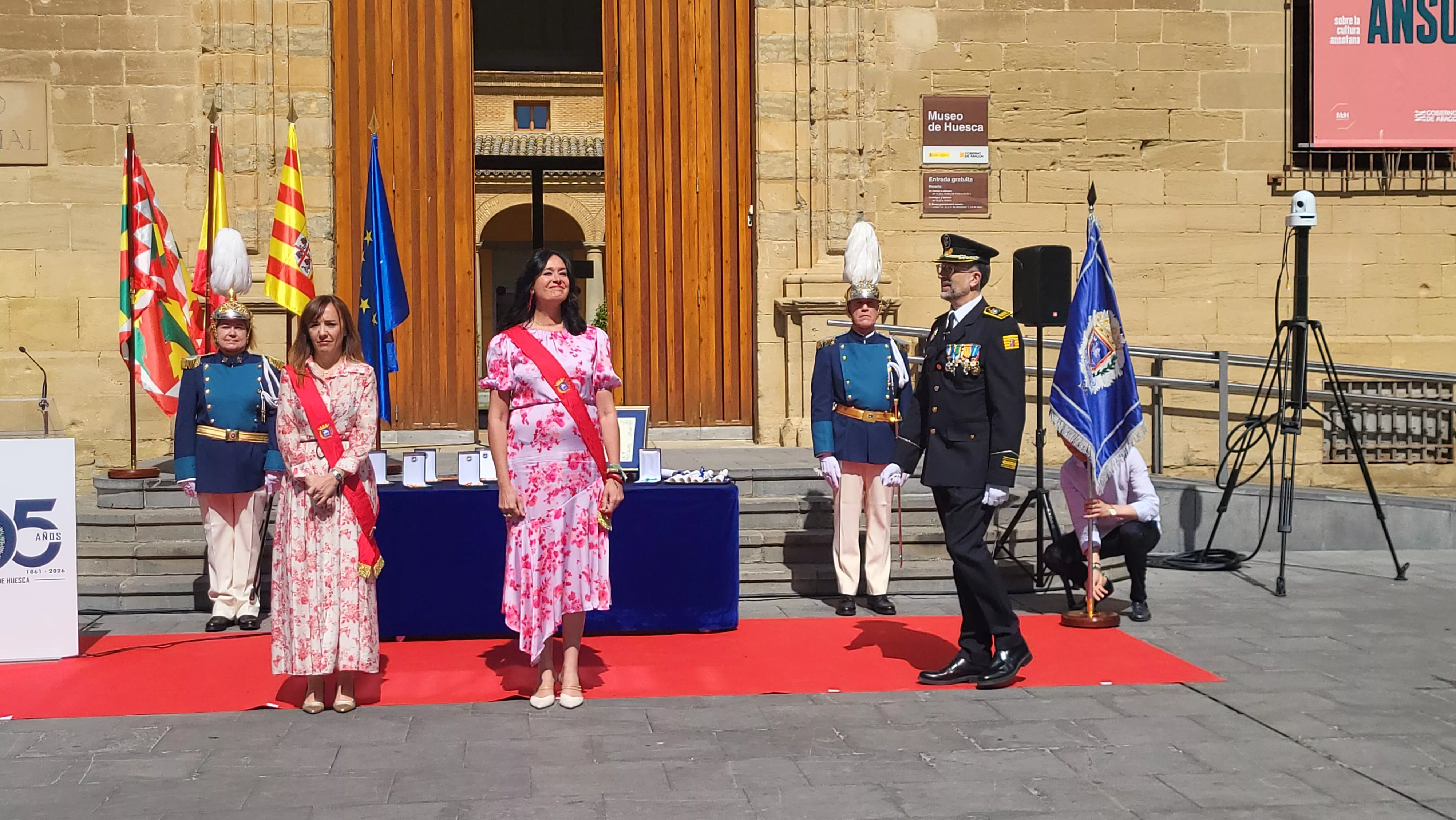 Celebración del 165º aniversario de la Policía Local de Huesca. Foto Mercedes Manterola